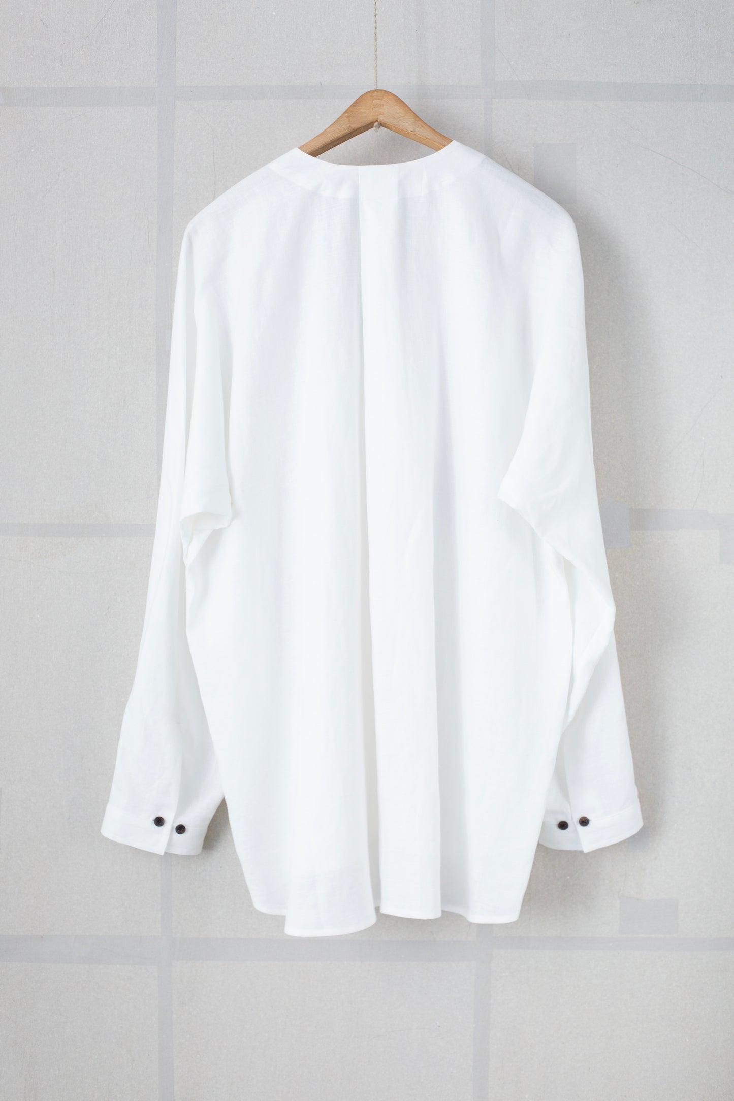 SHIRT#99 - HEMP SHIRTING WHITE