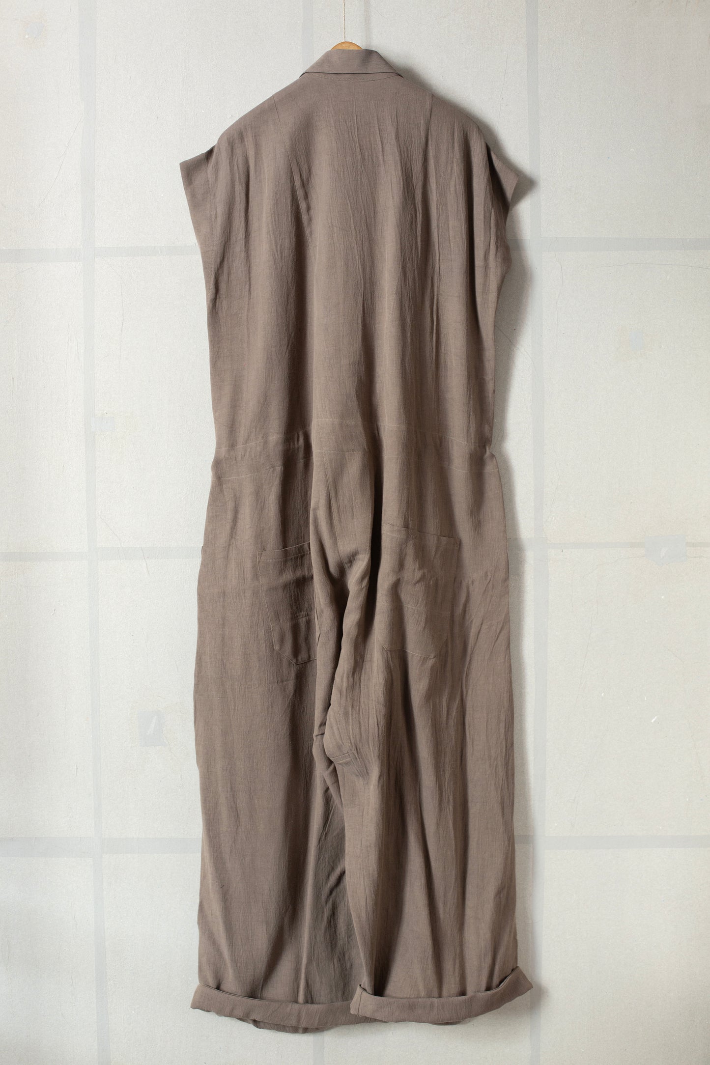 JUMPSUIT#12 - WRINKLED CLOTH EARTH