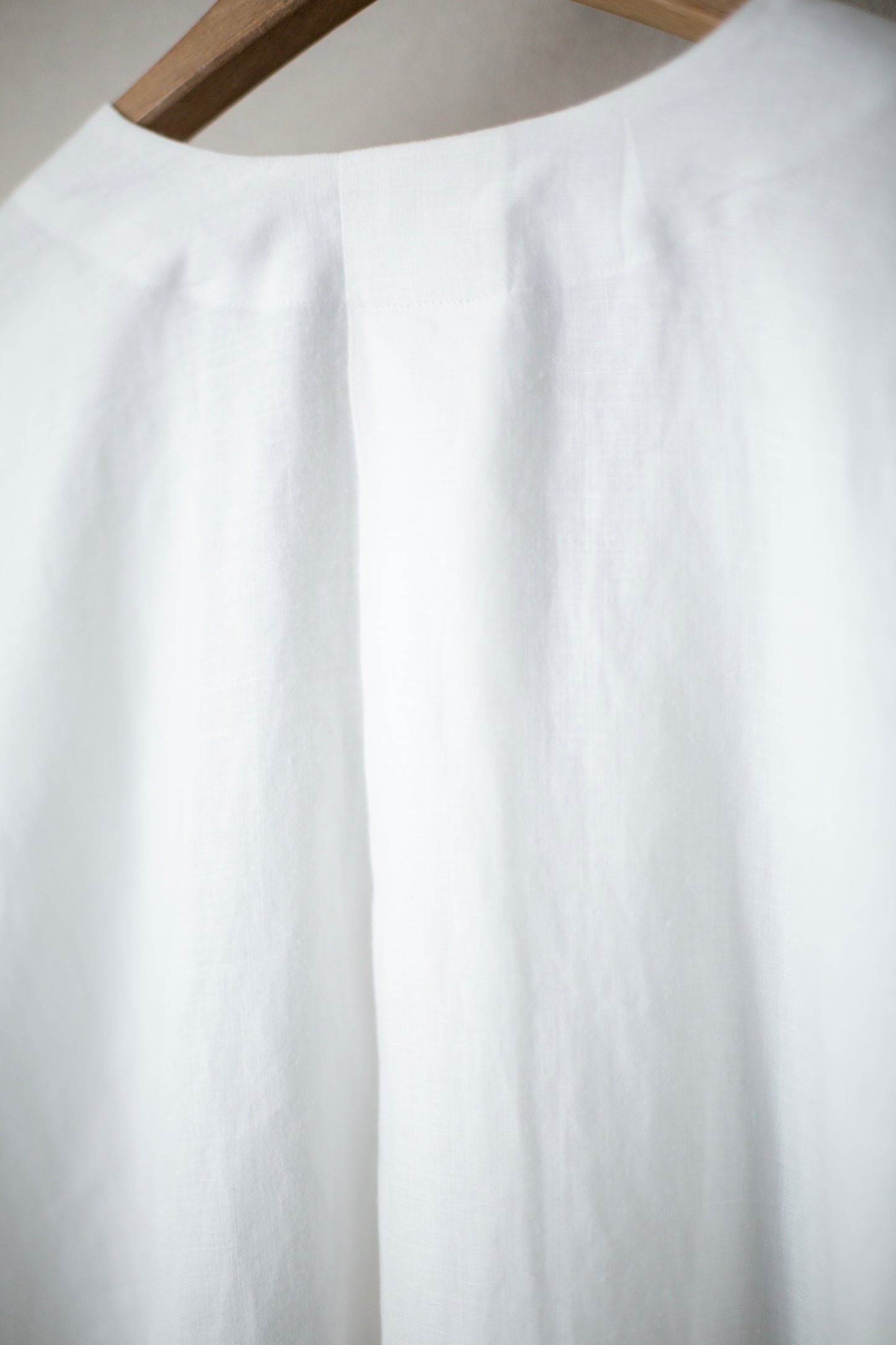 SHIRT#99 - HEMP SHIRTING WHITE