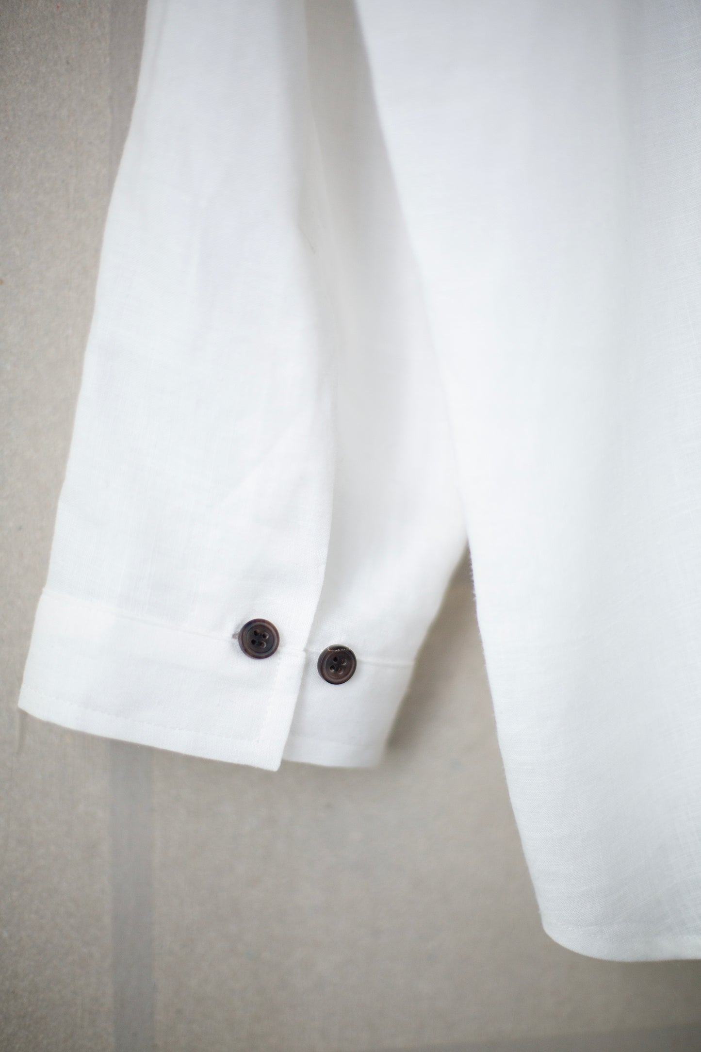 SHIRT#99 - HEMP SHIRTING WHITE