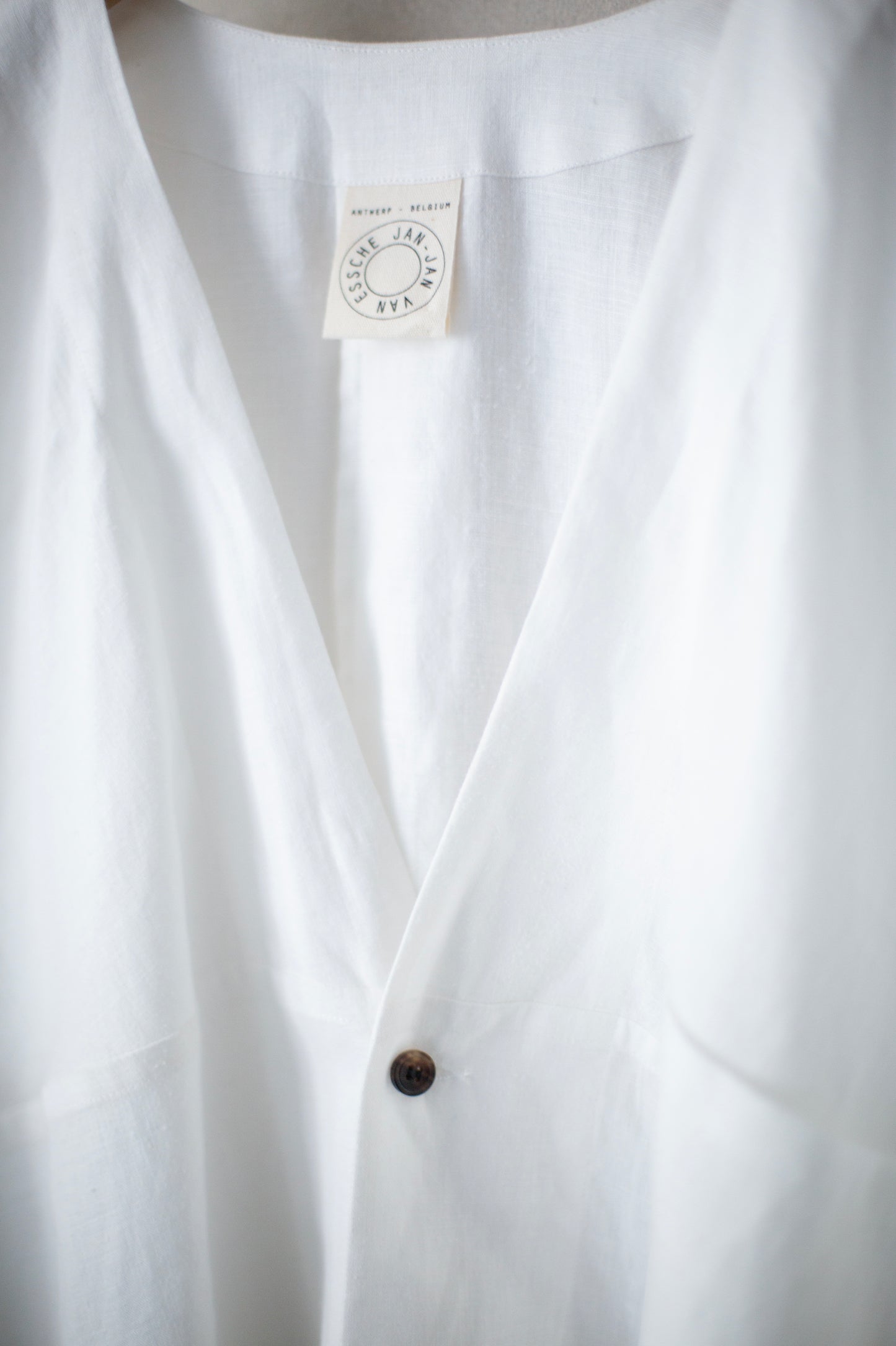 SHIRT#99 - HEMP SHIRTING WHITE