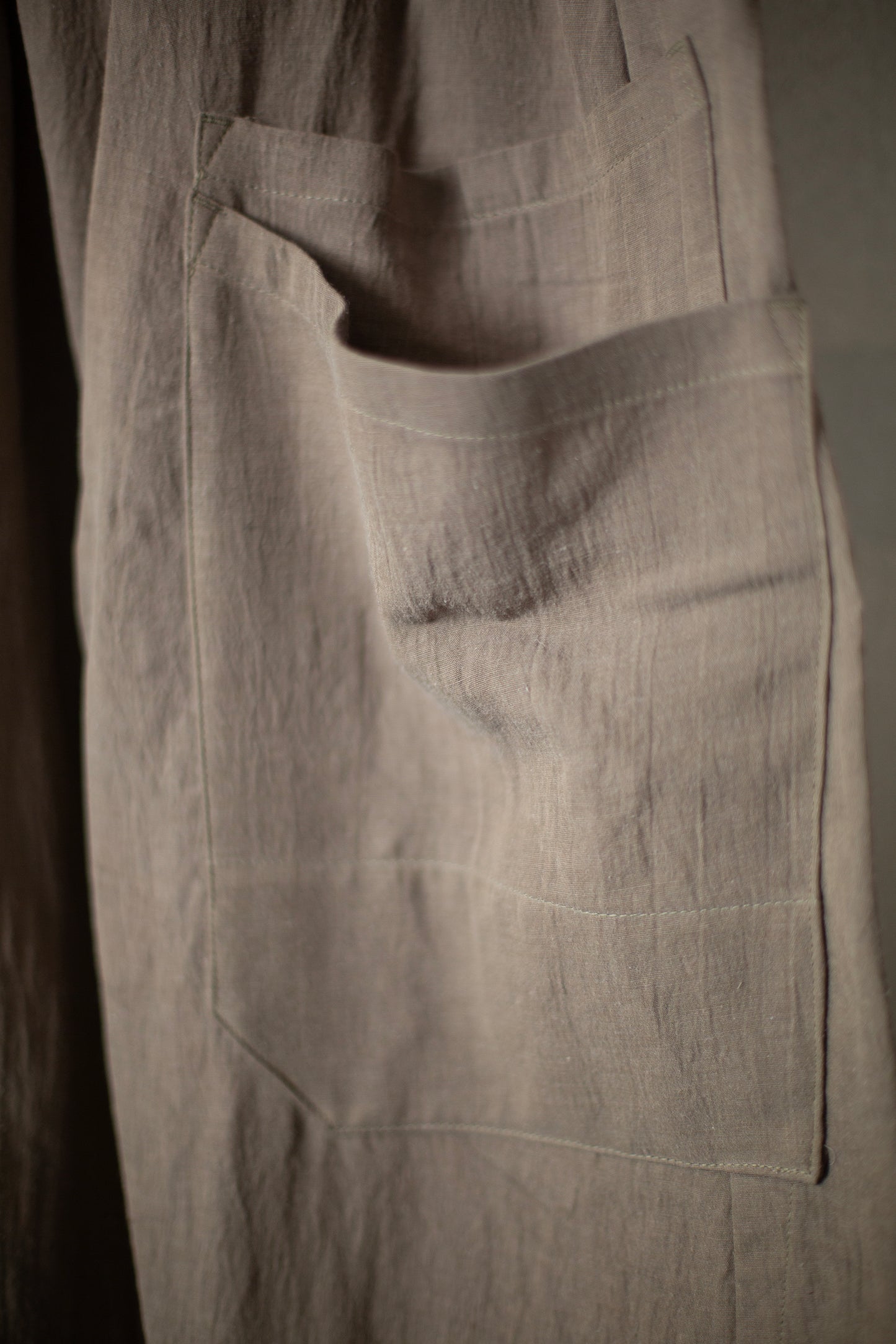 JUMPSUIT#12 - WRINKLED CLOTH EARTH