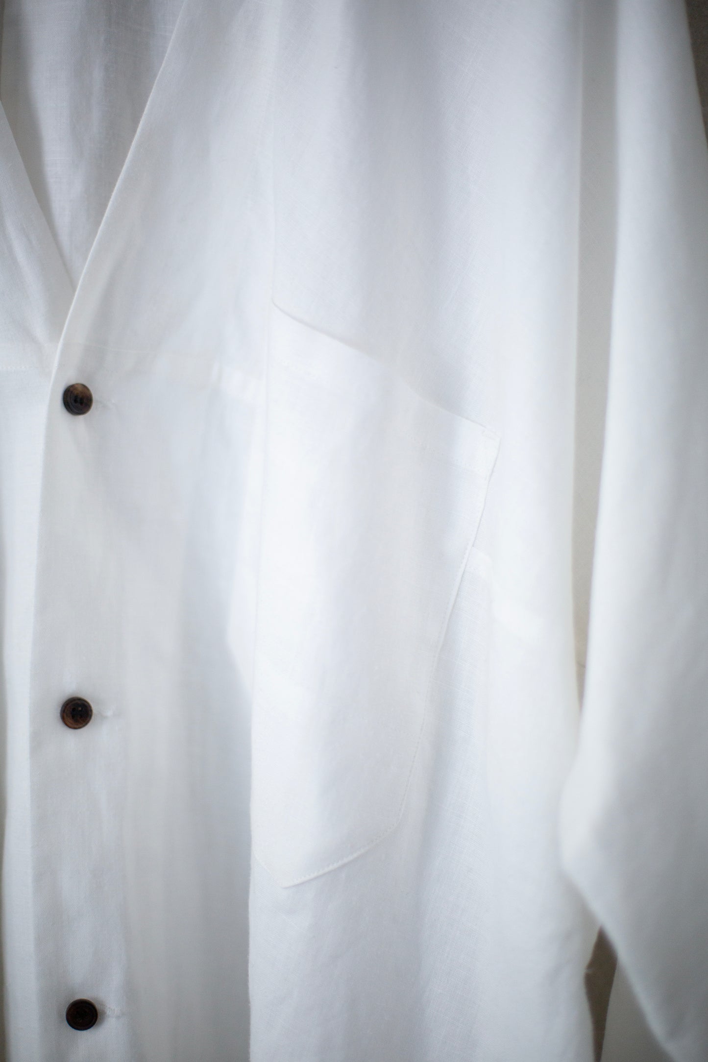 SHIRT#99 - HEMP SHIRTING WHITE