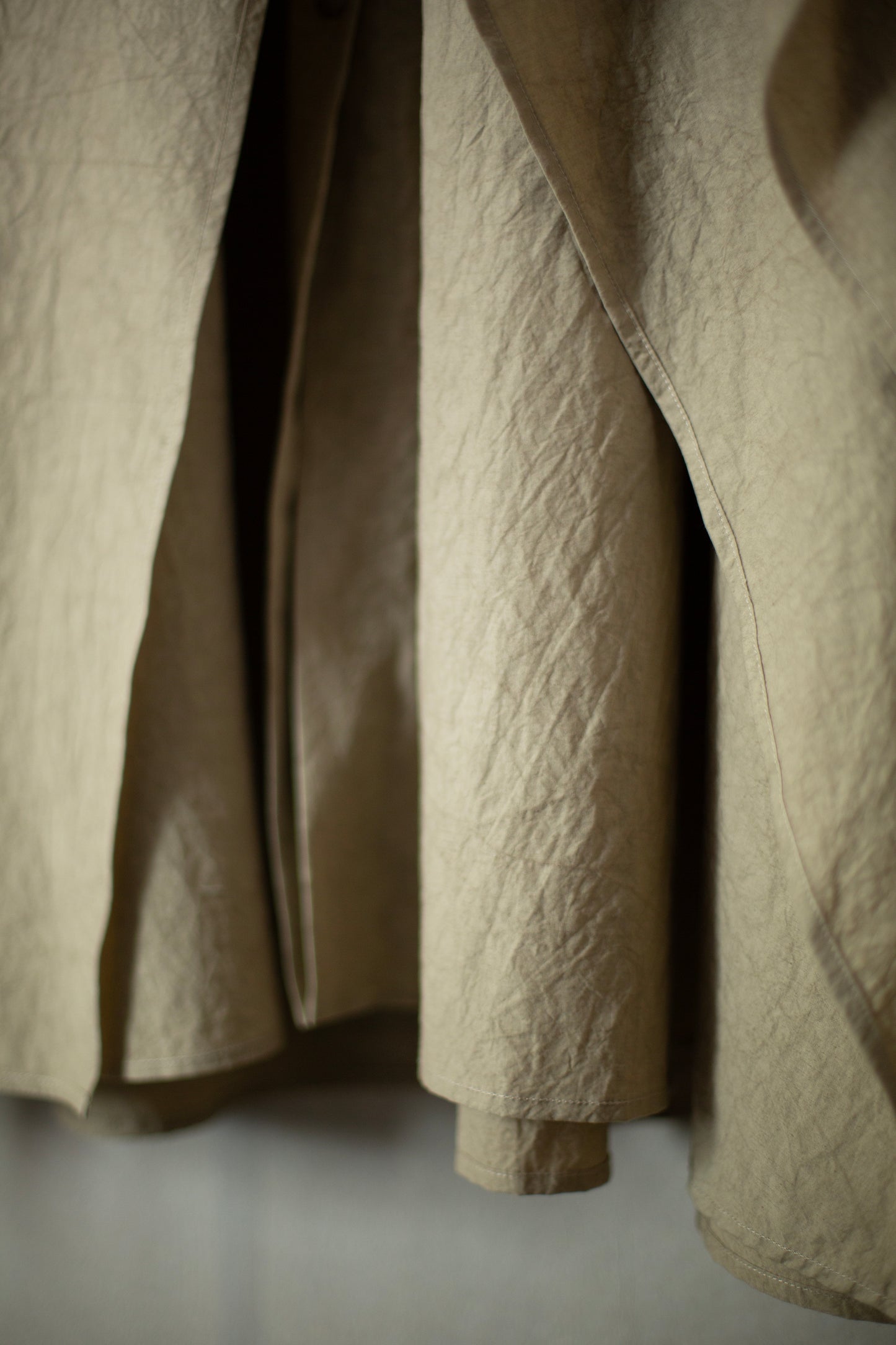 drab panel dress