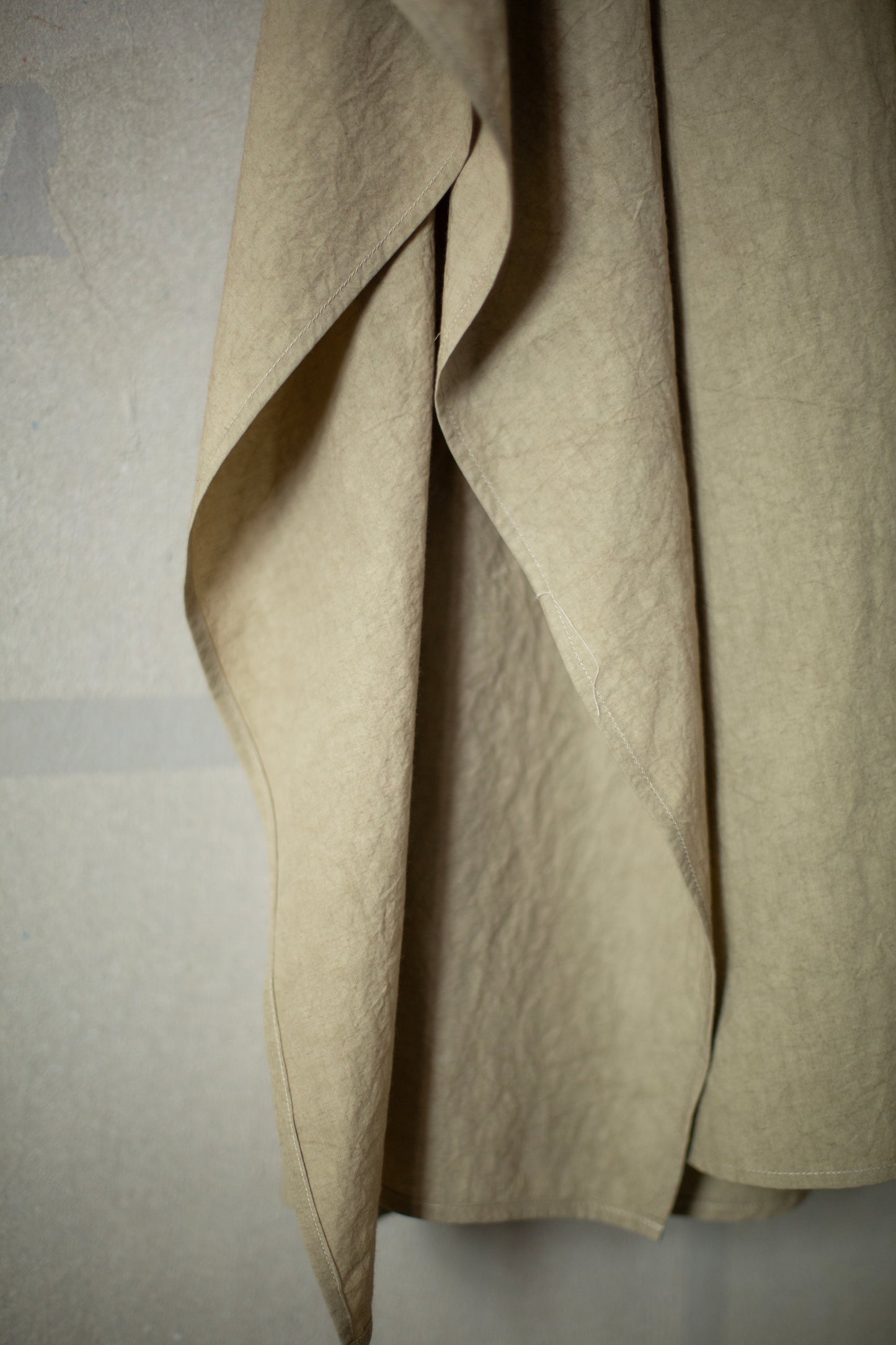 drab panel dress