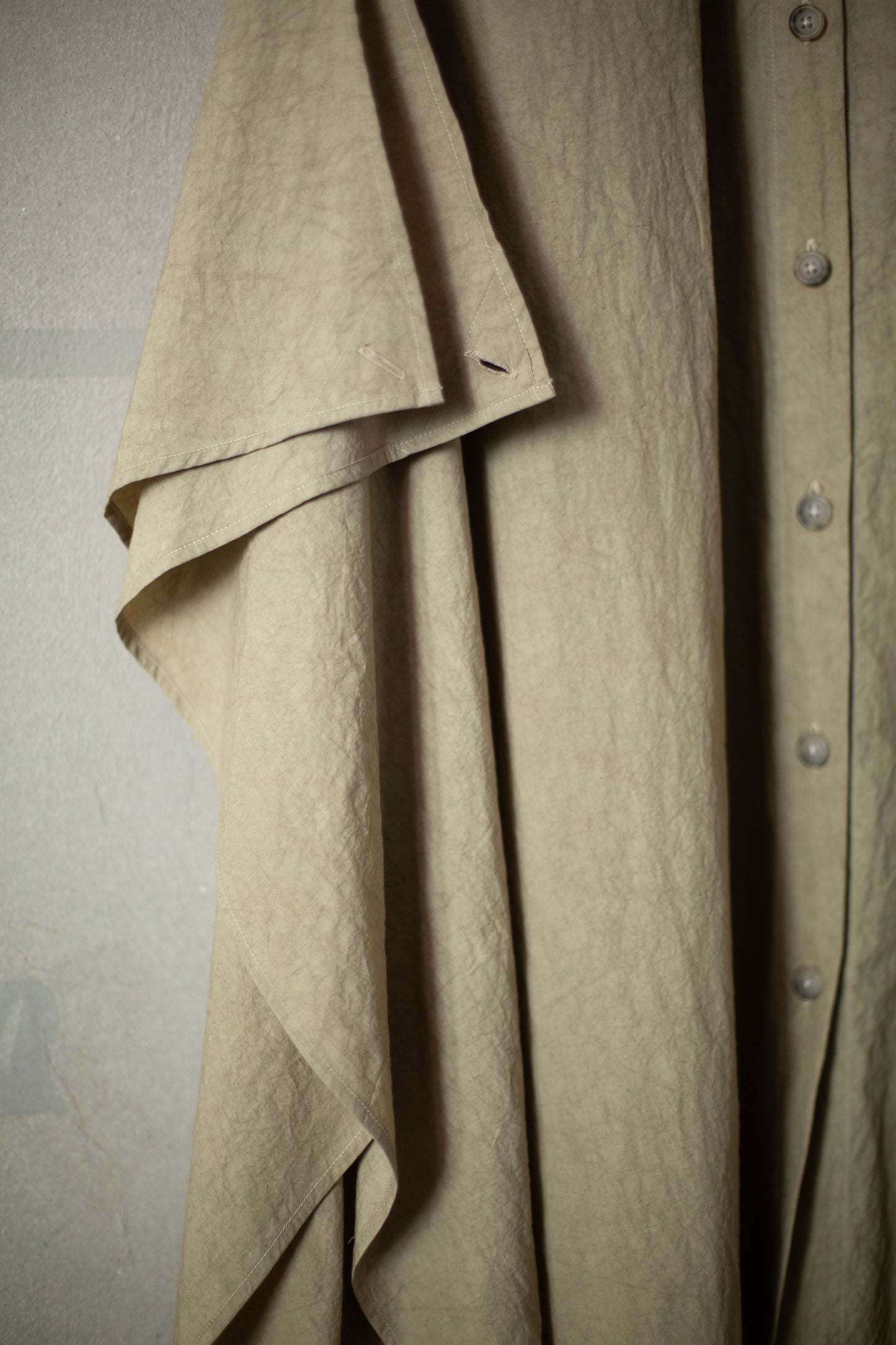 drab panel dress