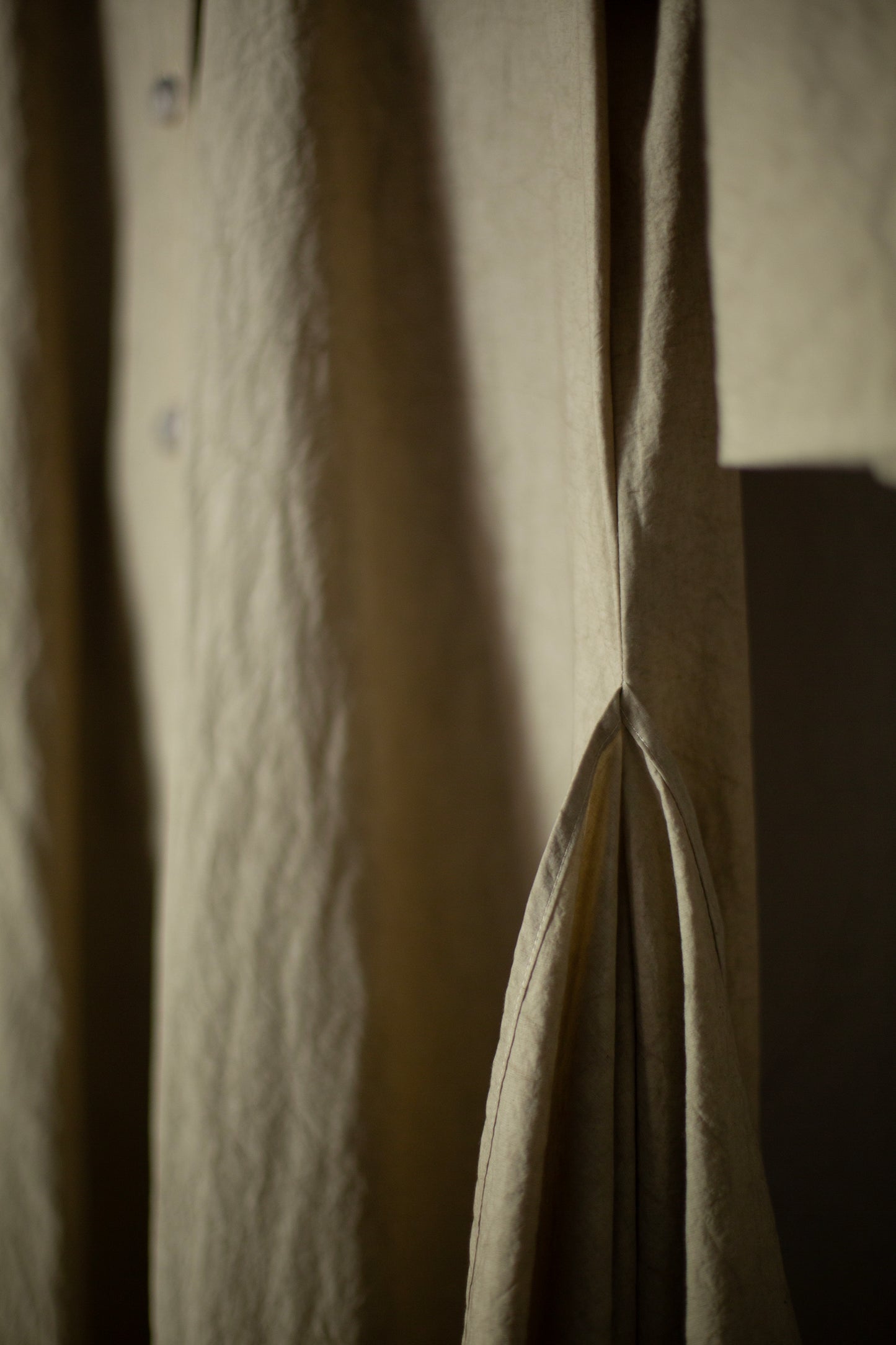 drab panel dress