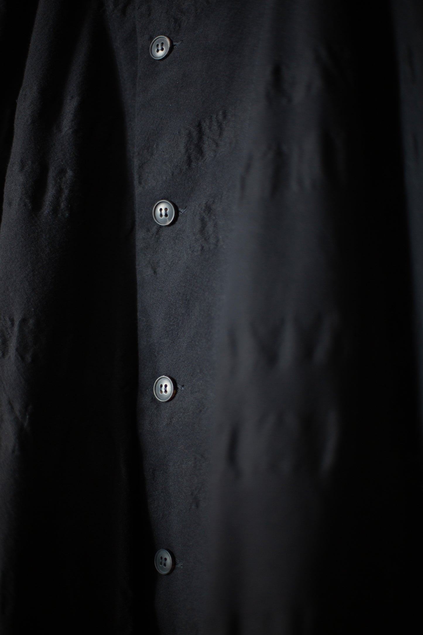 JUMPSUIT#12 - BROAD STRIPE CLOTH BLACK