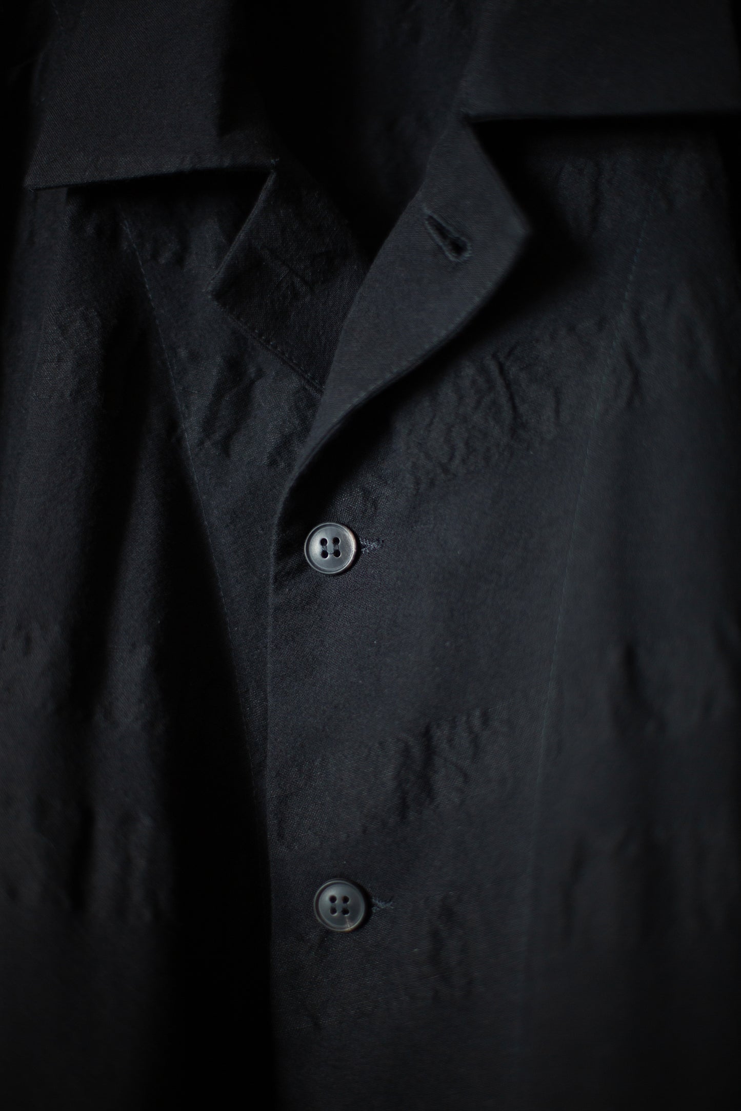 JUMPSUIT#12 - BROAD STRIPE CLOTH BLACK