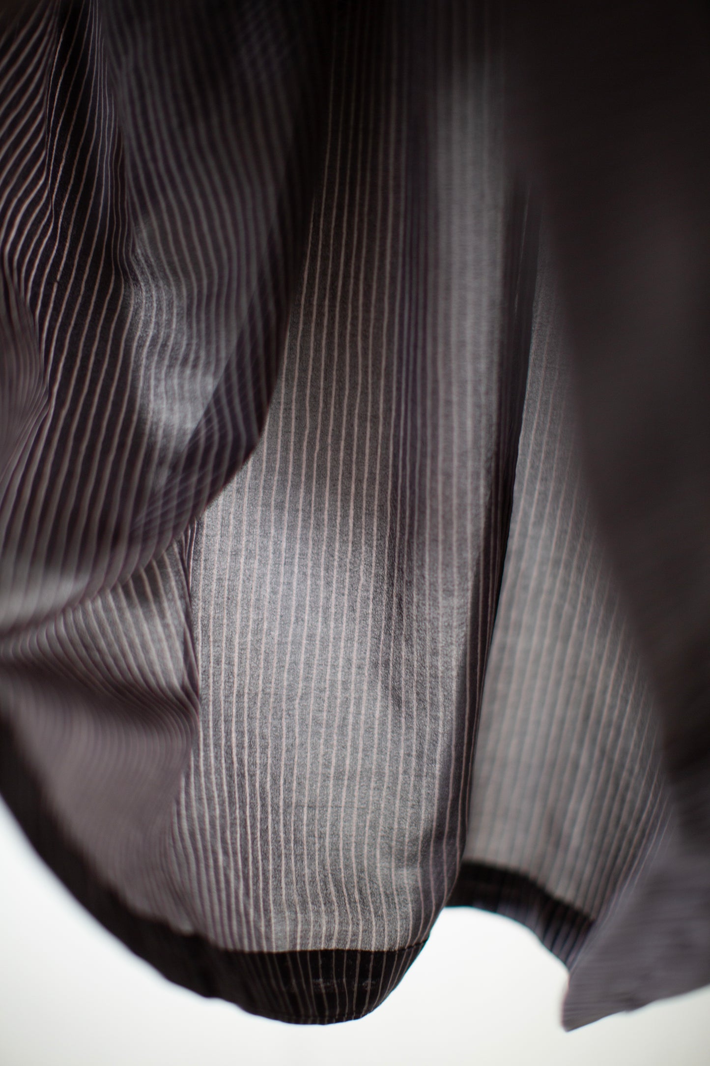 TUNIC#43 - CREPE COTTON SHIRTING GALLNUT BLACK