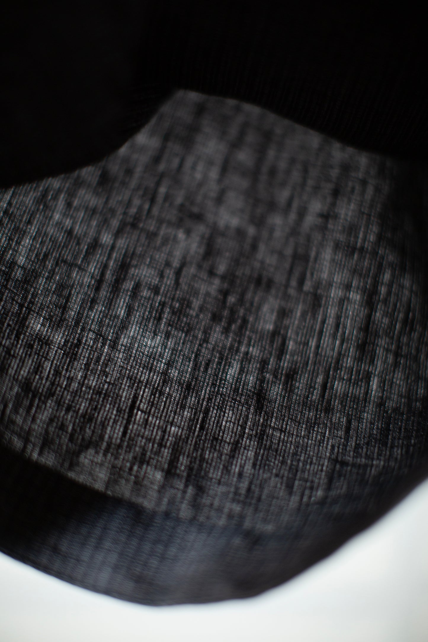 SHORTS#11 - HEMP CLOTH DARK GREY STRIPED