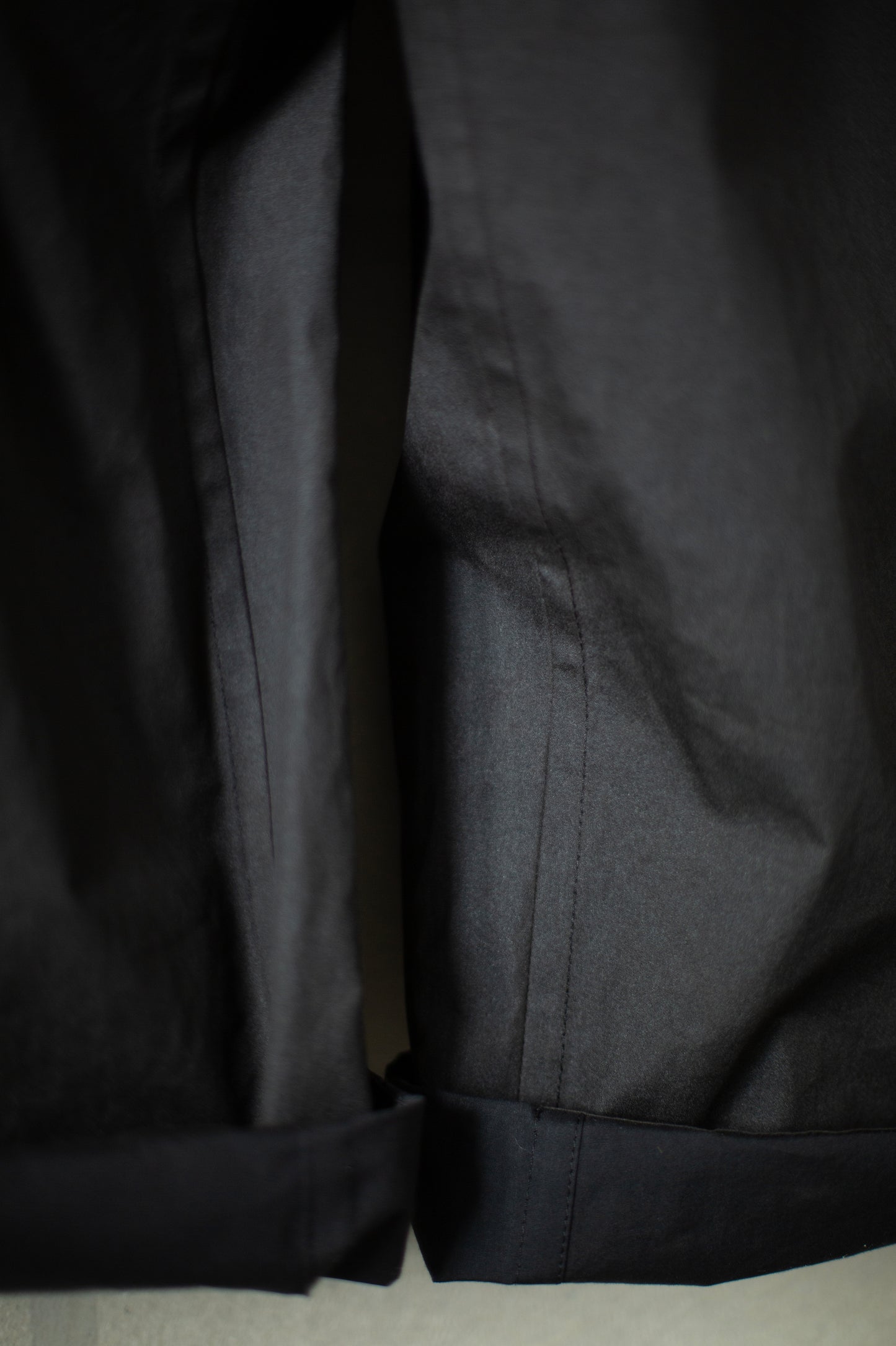 JUMPSUIT#12 - COATED CLOTH TAR BLACK