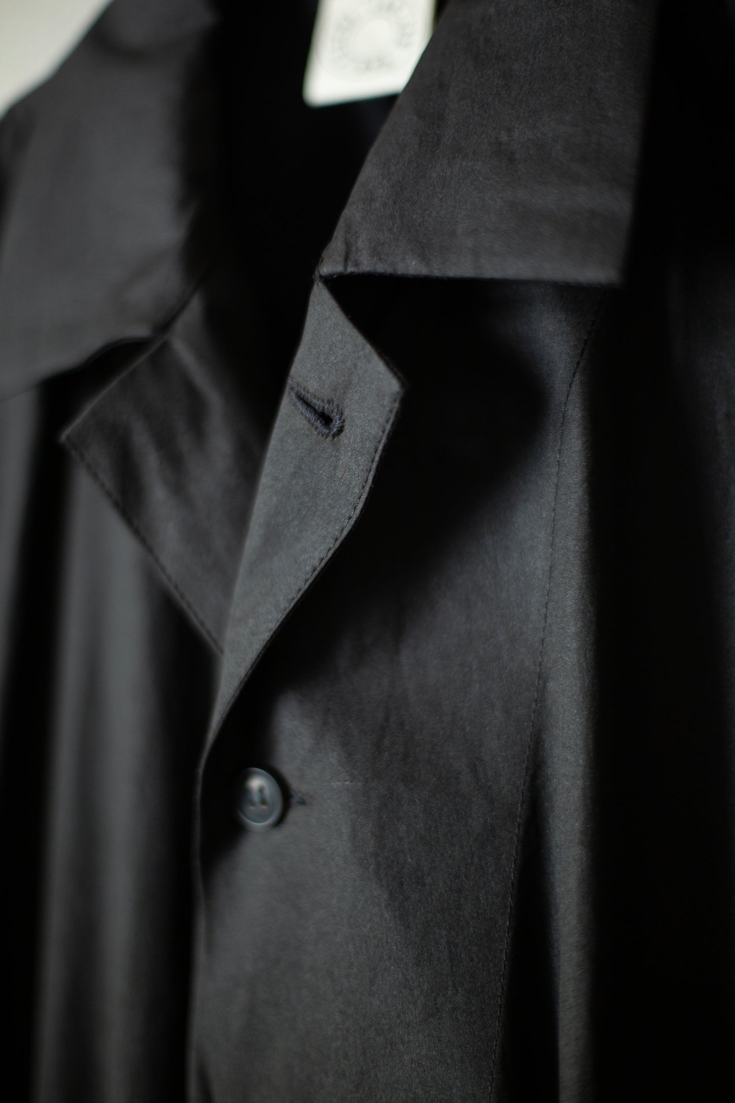 JUMPSUIT#12 - COATED CLOTH TAR BLACK