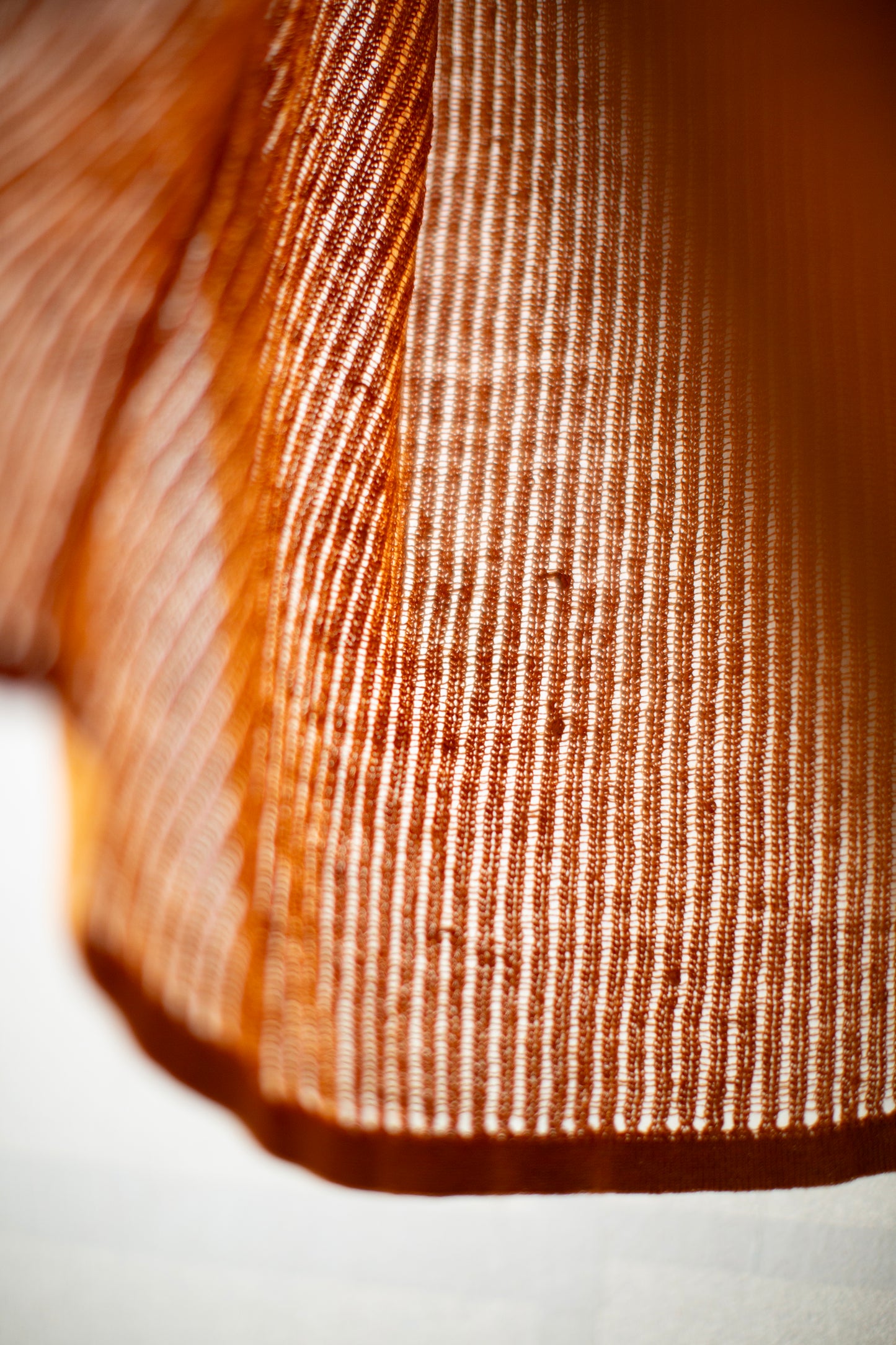 KNIT#75 - LINEN COTTON MESH ORANGE