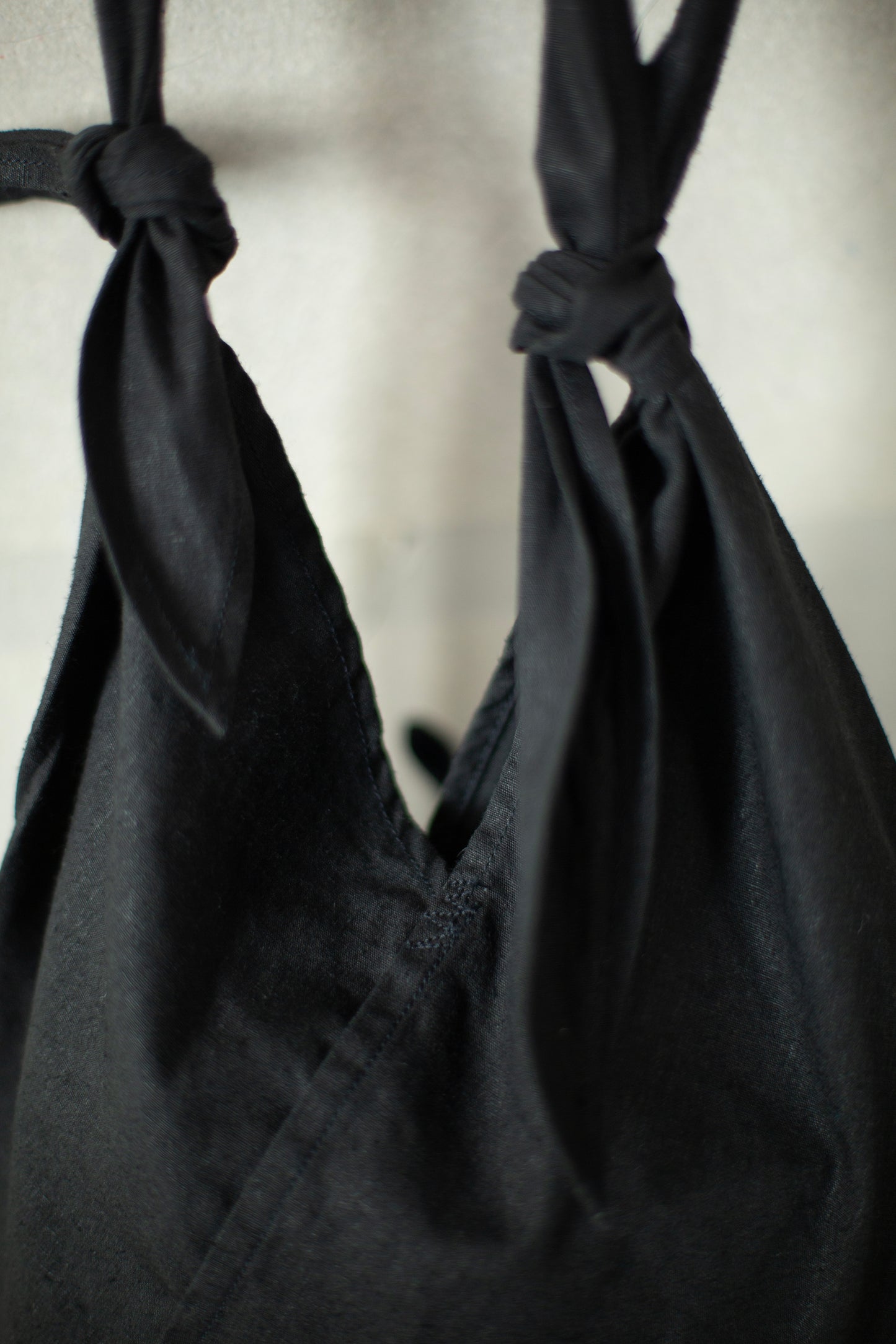 Azuma bag in navy & black hemp cotton weather