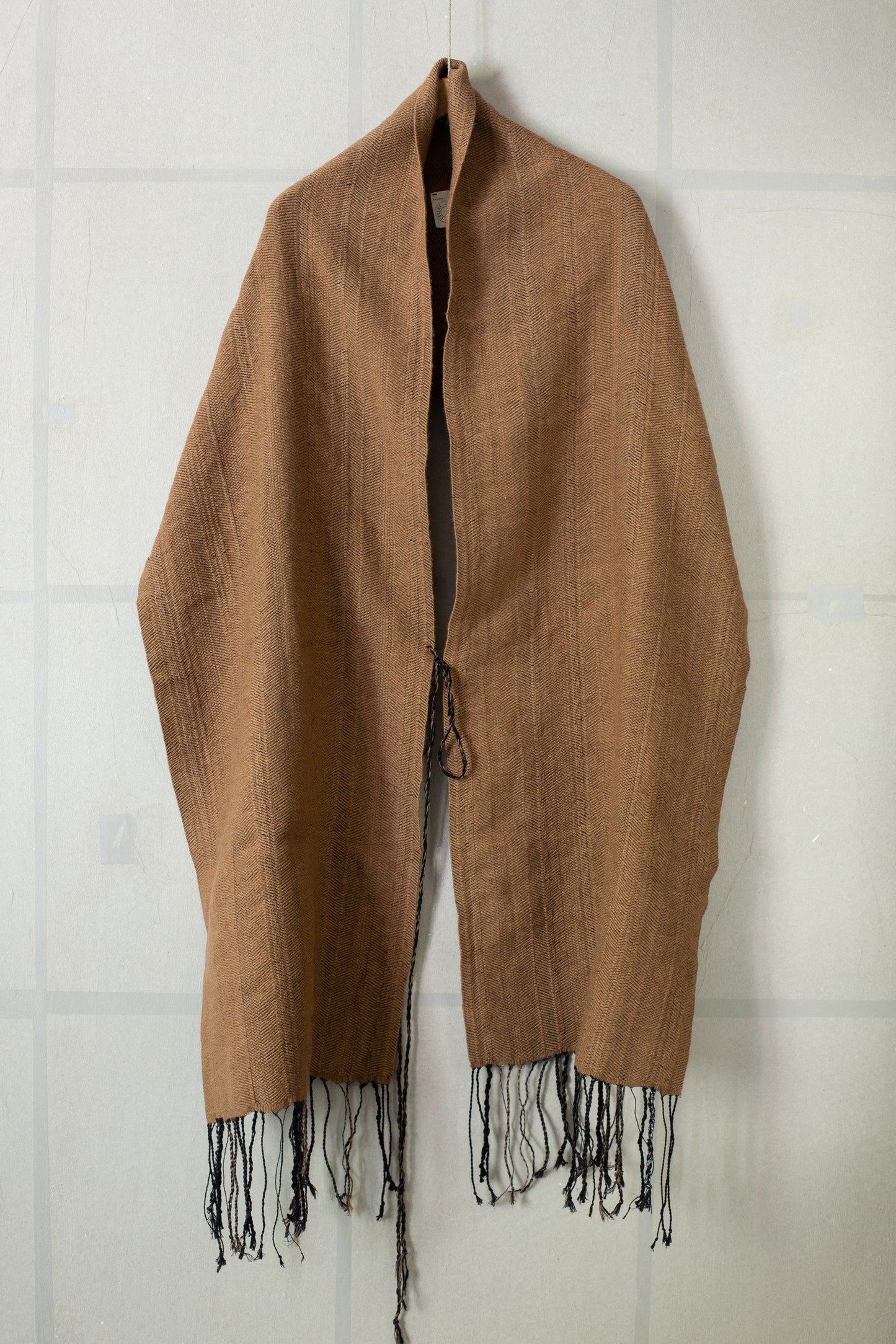 SCARF#35 - HANDWOVEN CAMEL