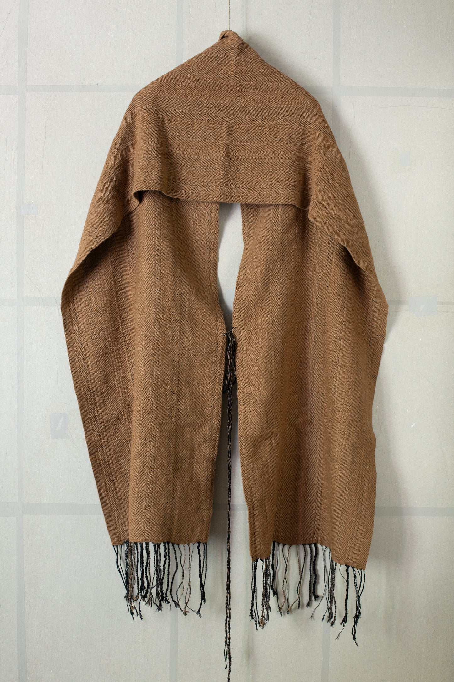 SCARF#35 - HANDWOVEN CAMEL