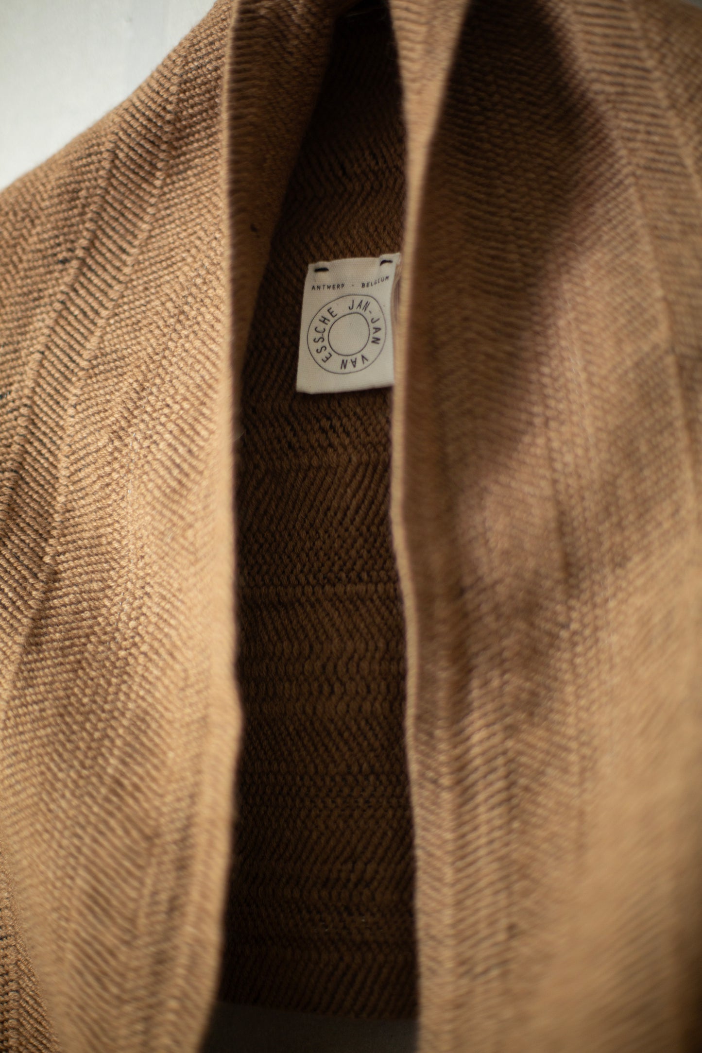 SCARF#35 - HANDWOVEN CAMEL