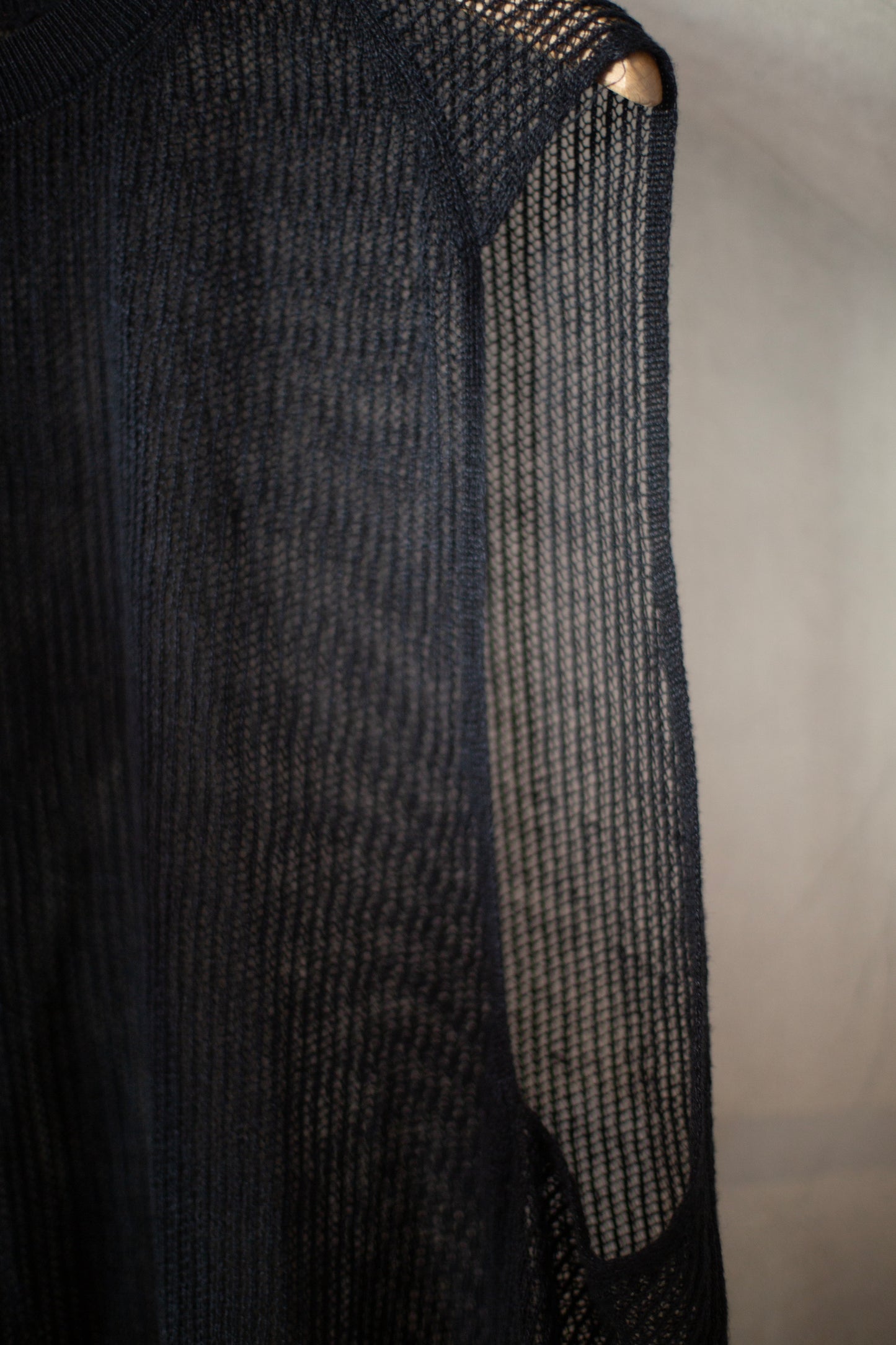 KNIT#62 LINEN COTTON YARN BLACK