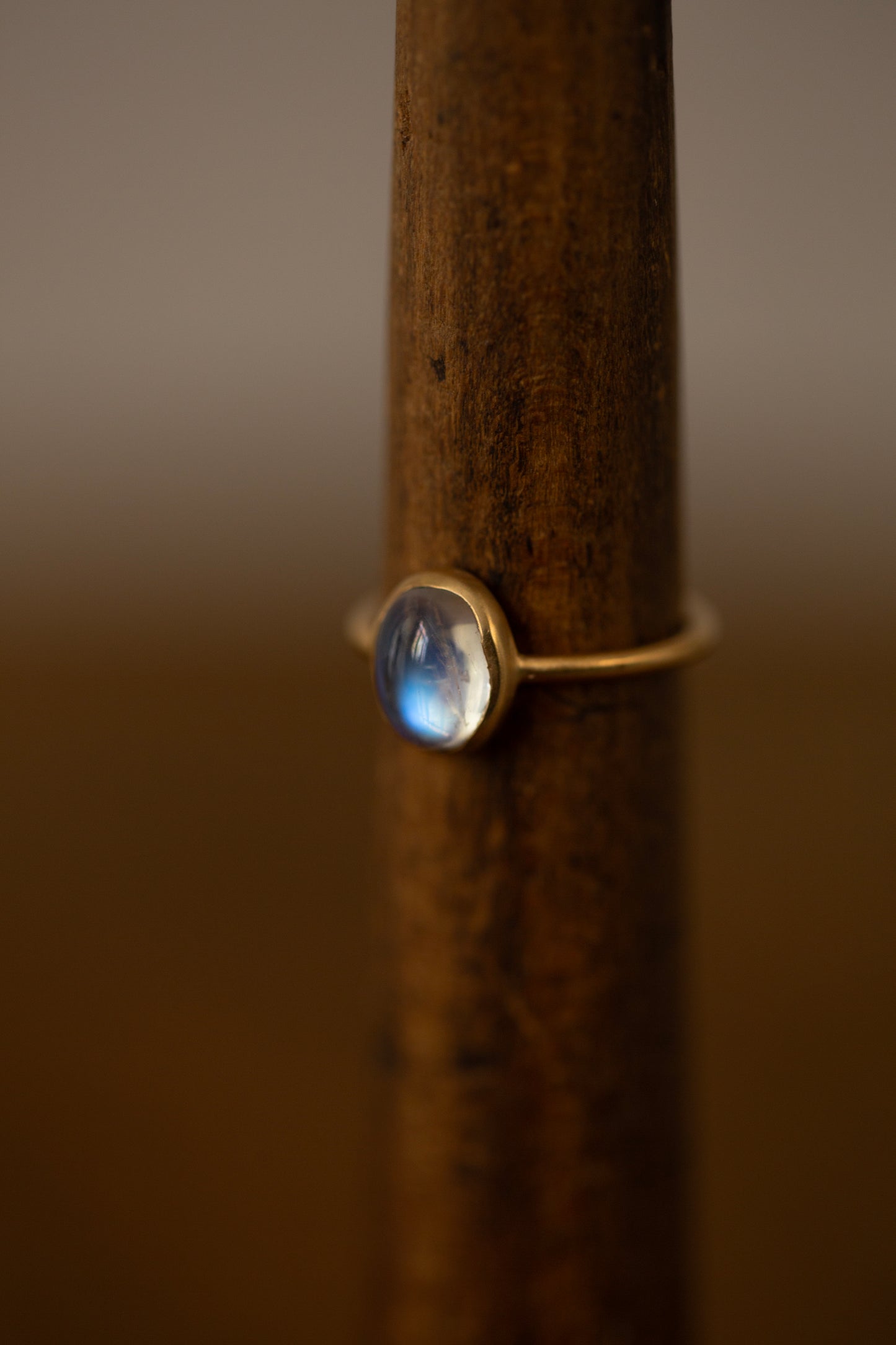 rainbow moonstone ring #12 (1.5mm)