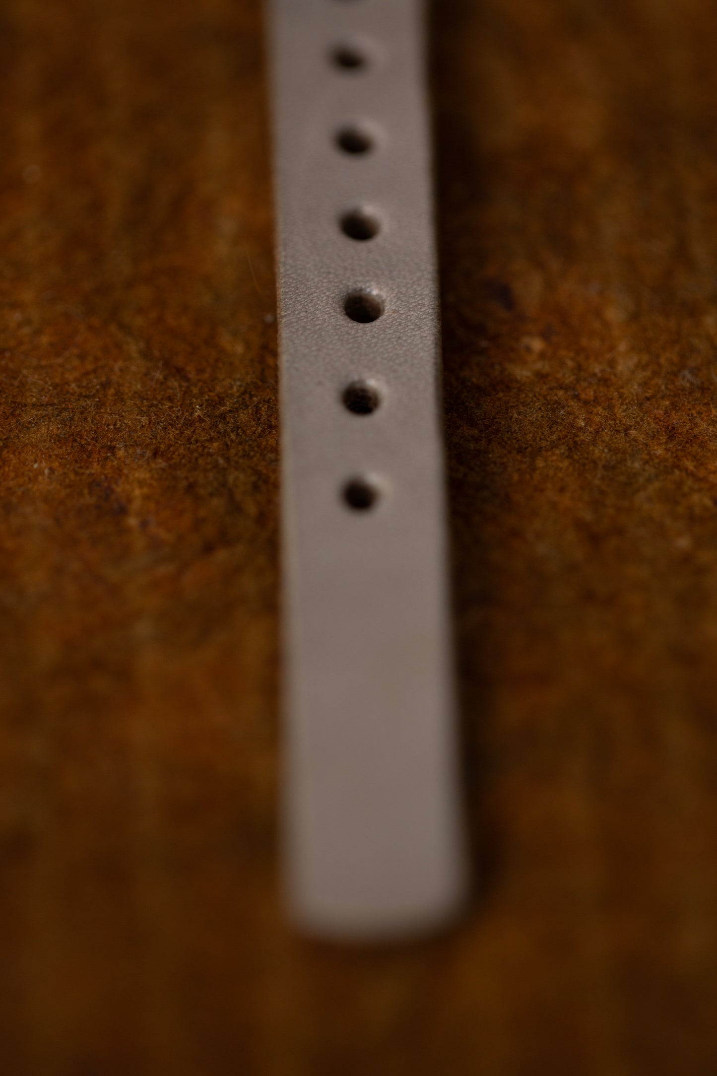 Silver grey 'now and then' shell watch