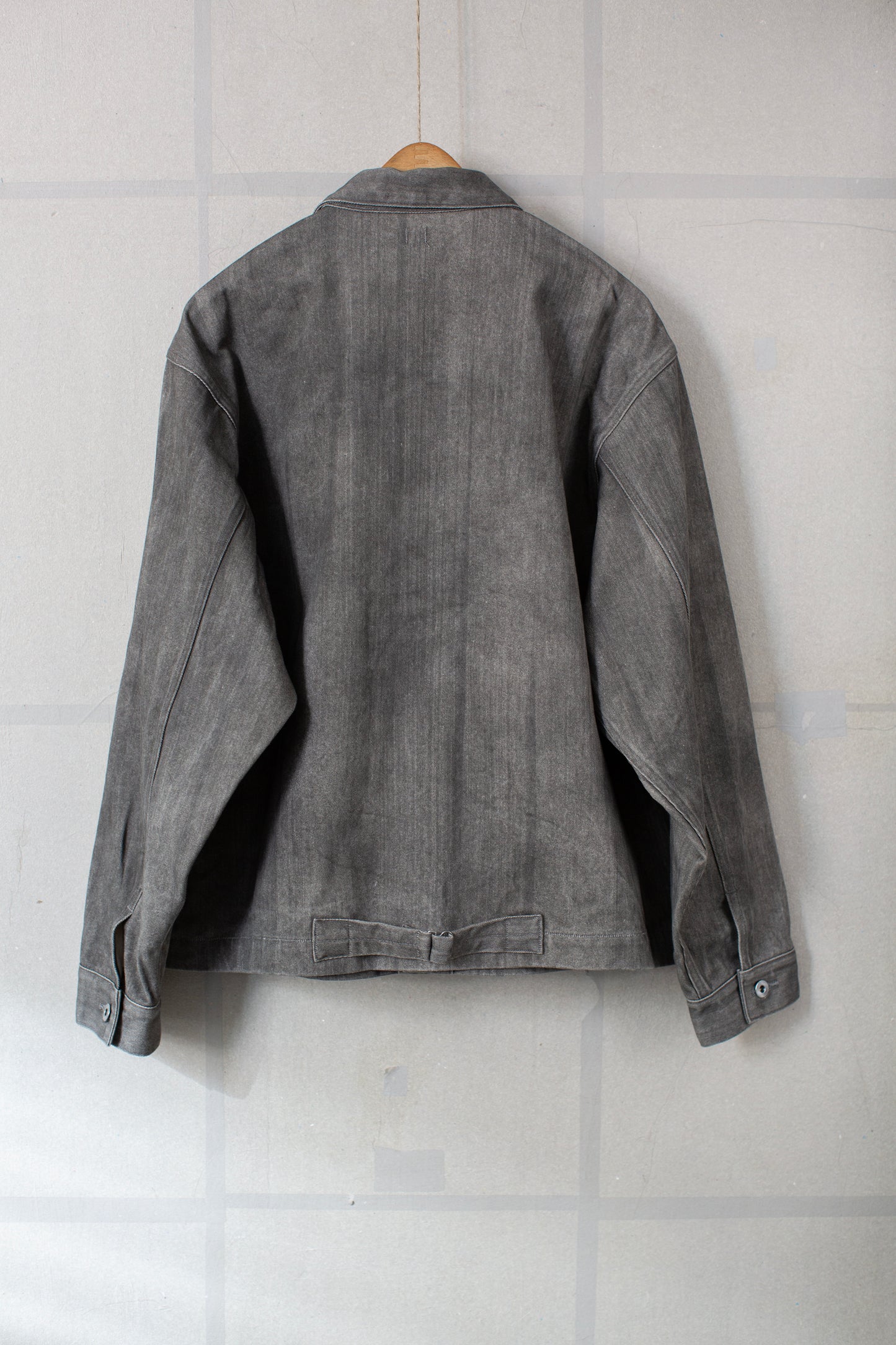 Hand drawn sumi coverall jacket