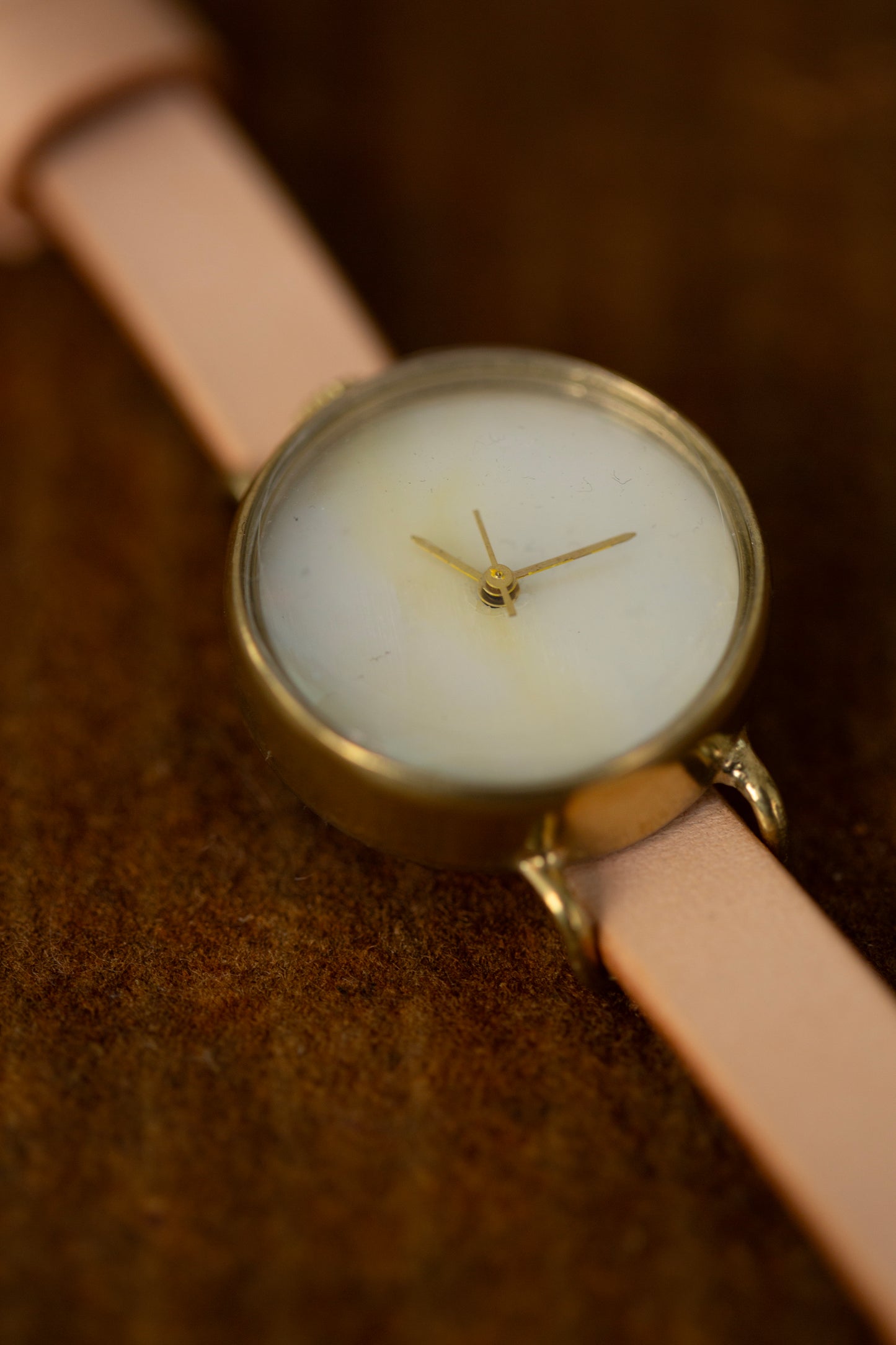 natural 'now and then' shell watch