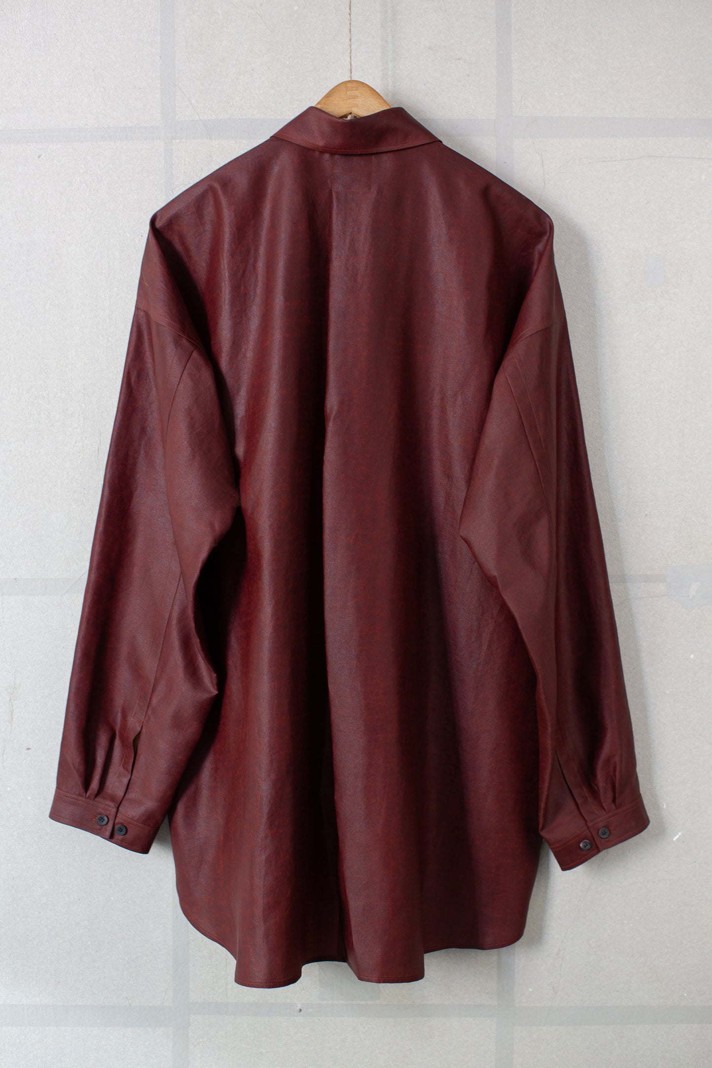 SHIRT#106 - SHULIANG SILK OXBLOOD