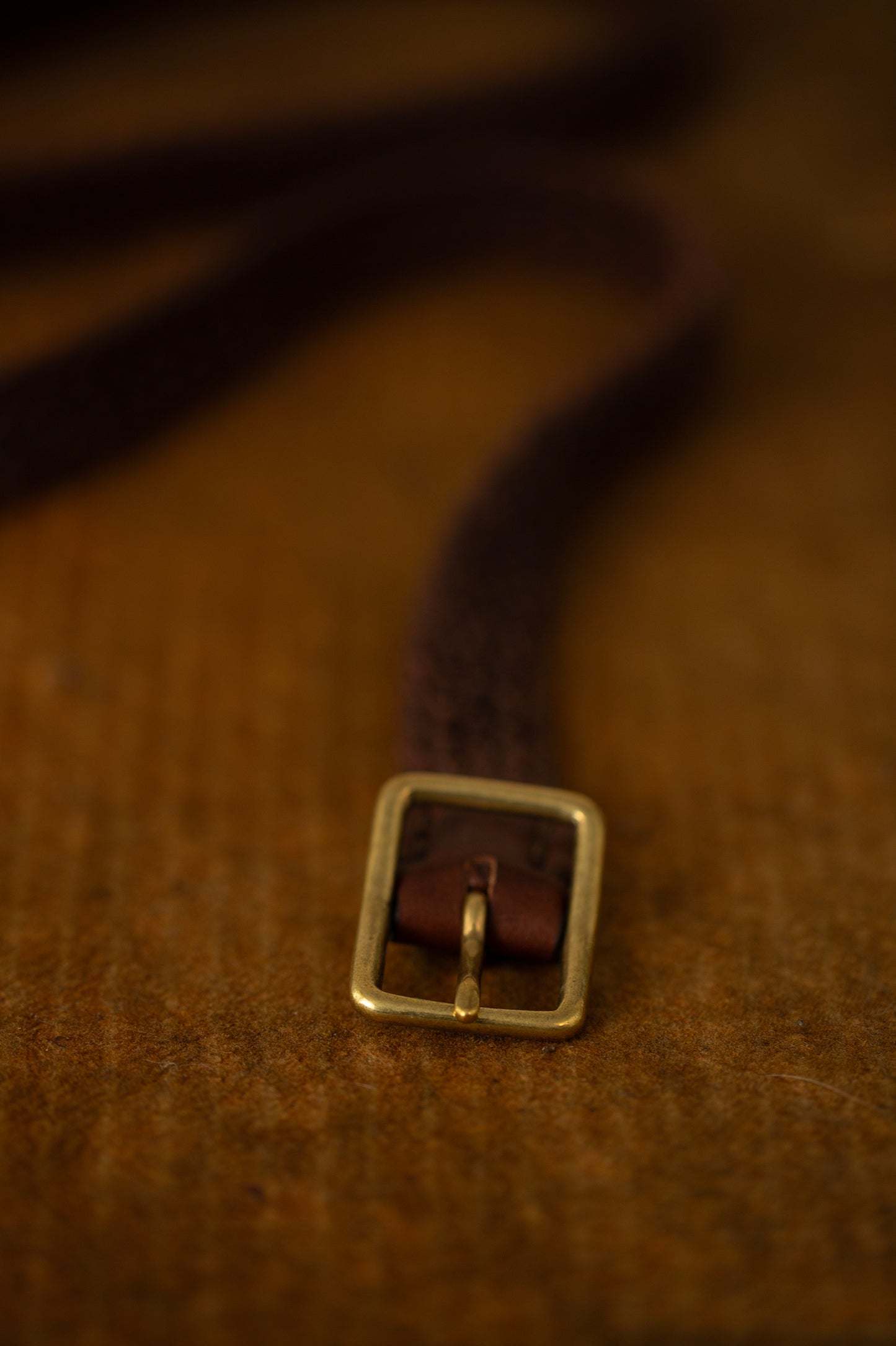Brown Hand Knitted horse Leather Belt
