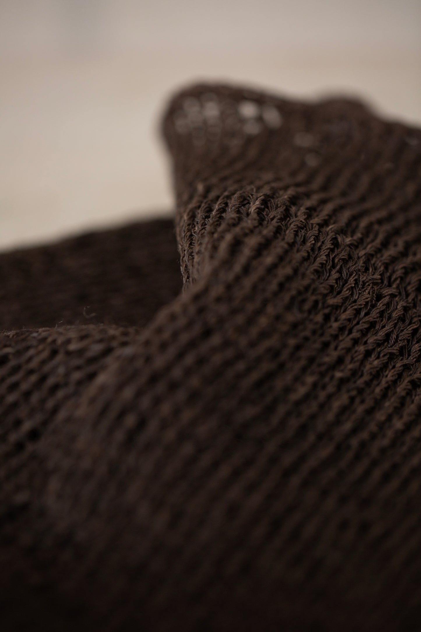 small hemp bag kaki shibu