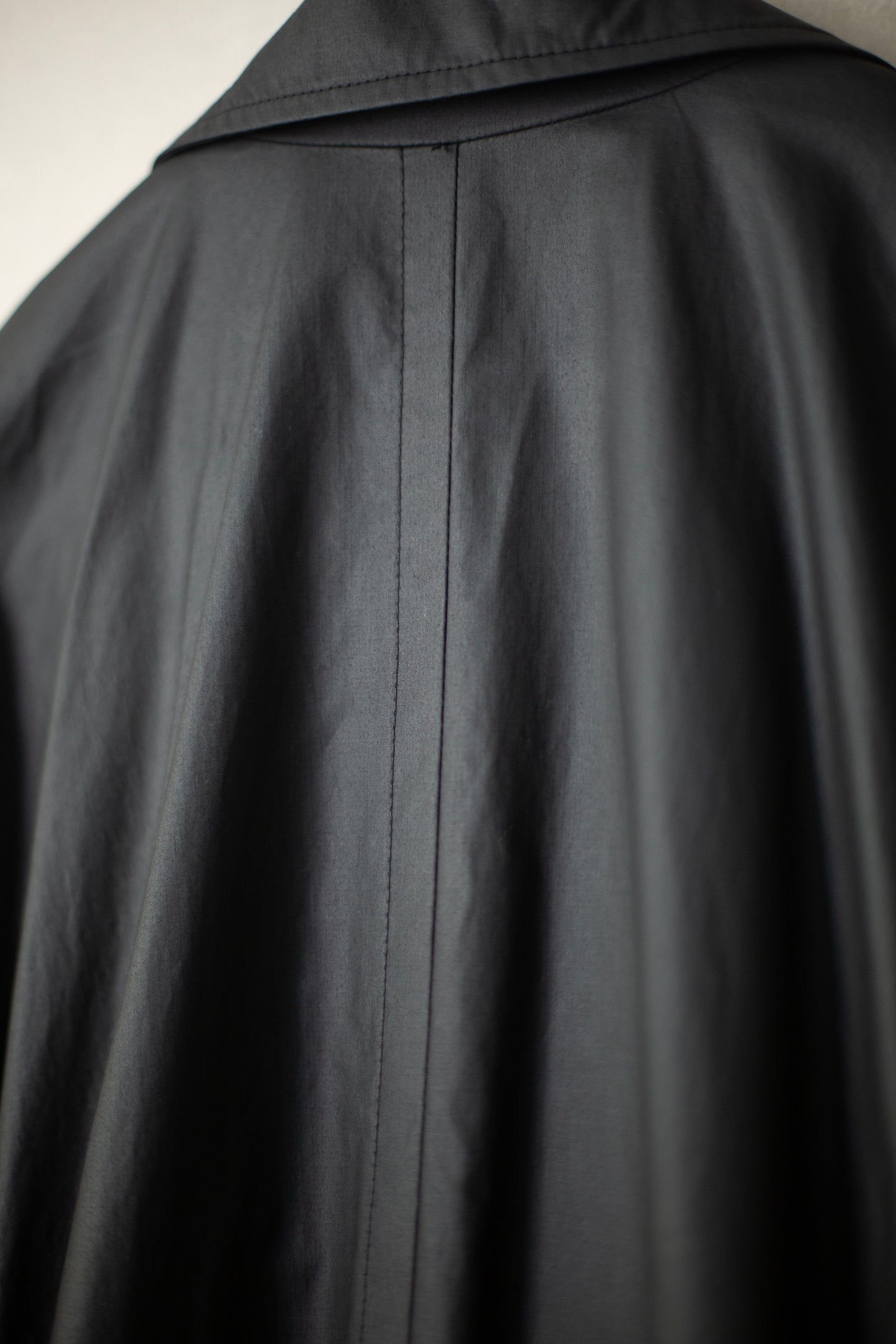 COAT#31 - COATED COTTON RIBSTOP OFF BLACK