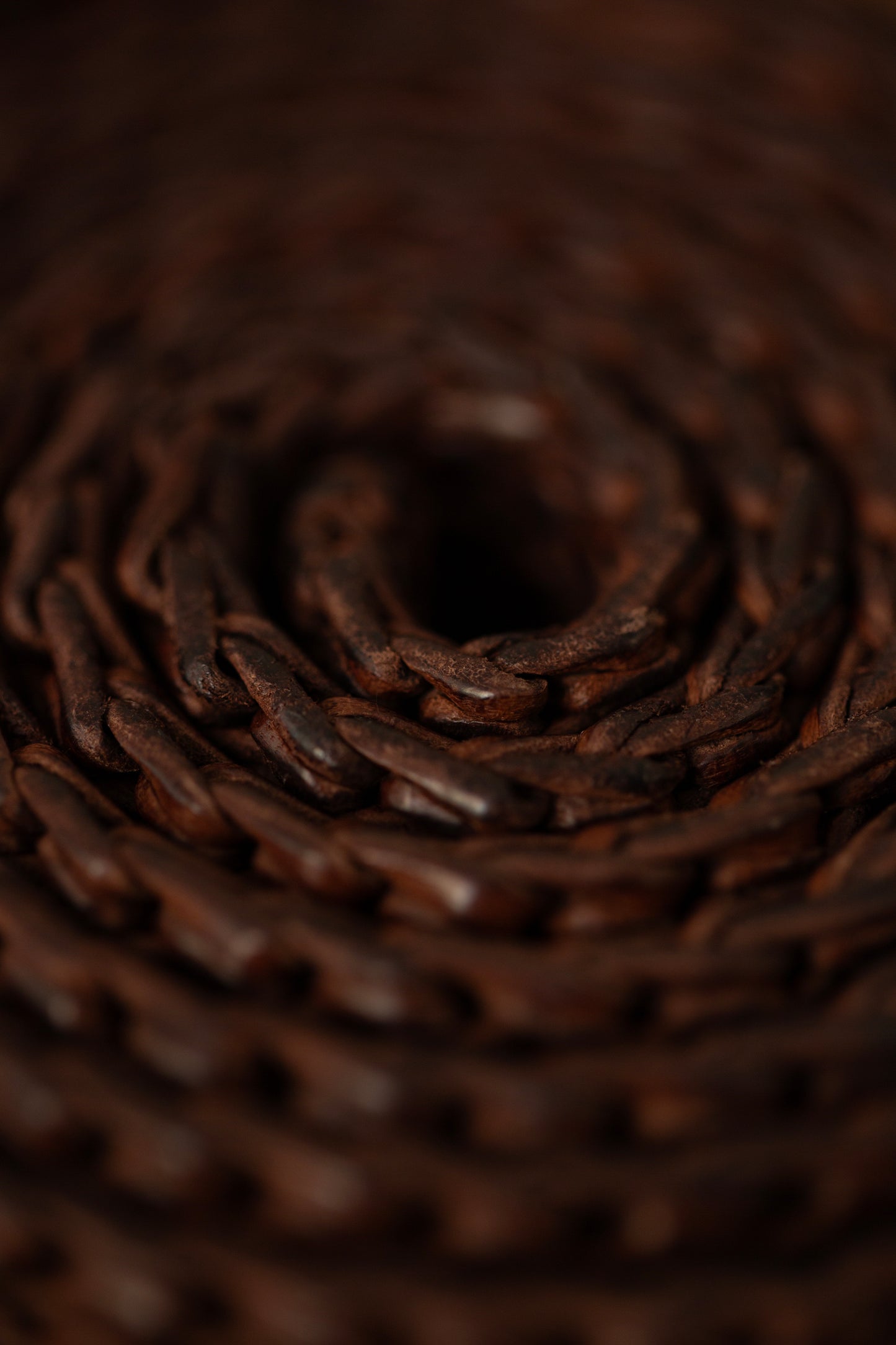 Brown Hand Knitted horse Leather Belt