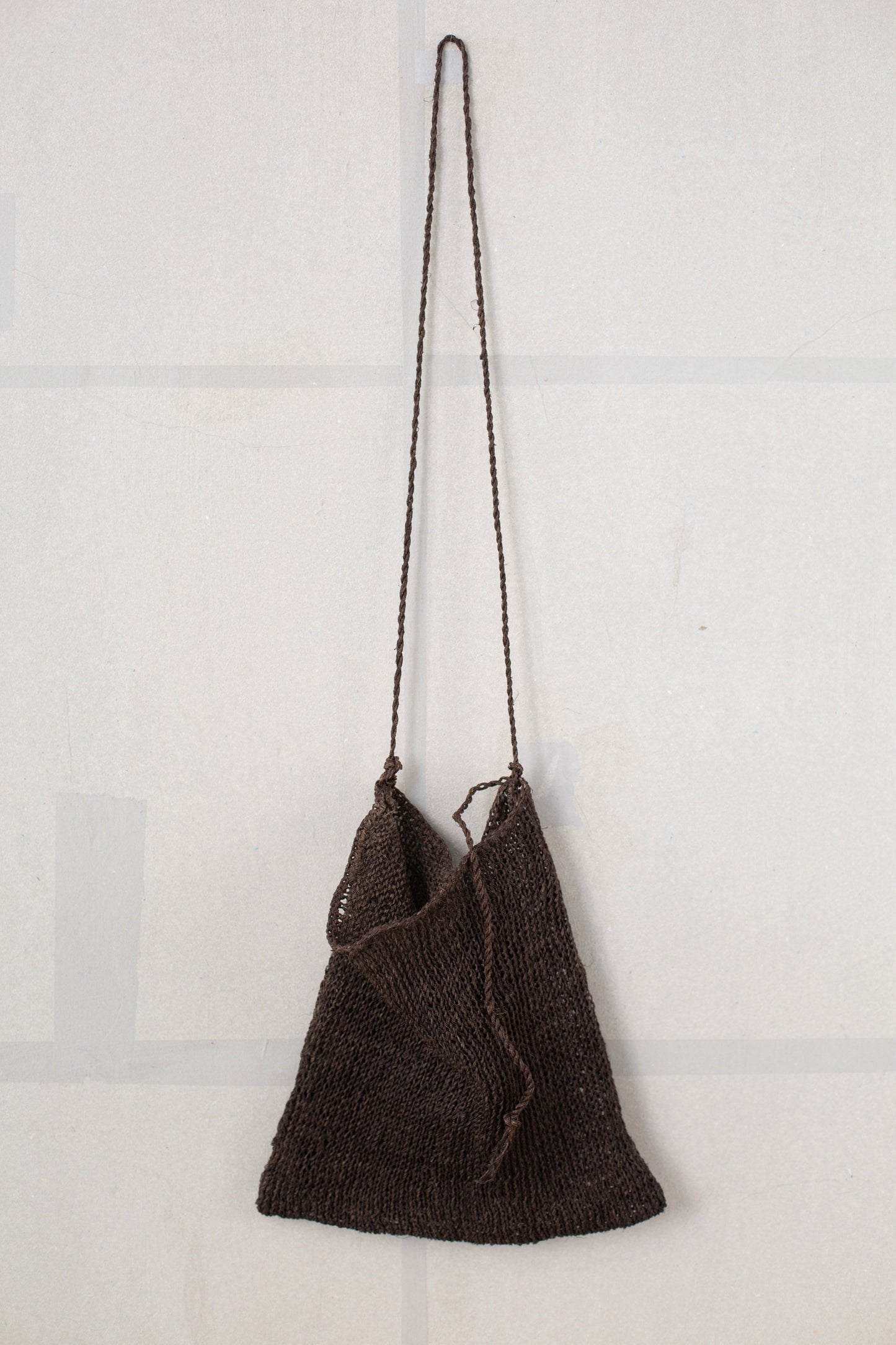small hemp bag kaki shibu