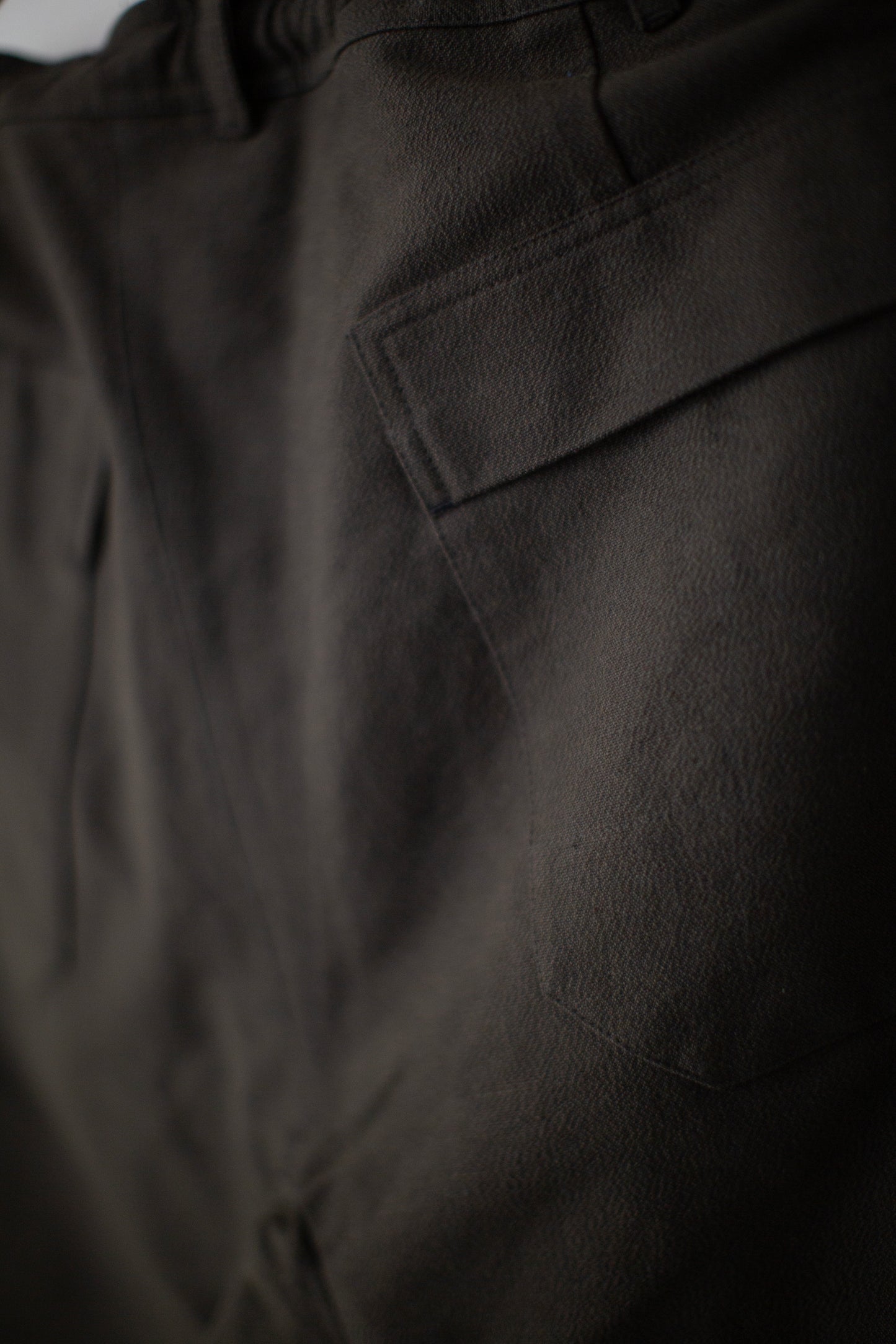 TROUSERS#72 - ANTIQUE COTTON CLOTH FOREST