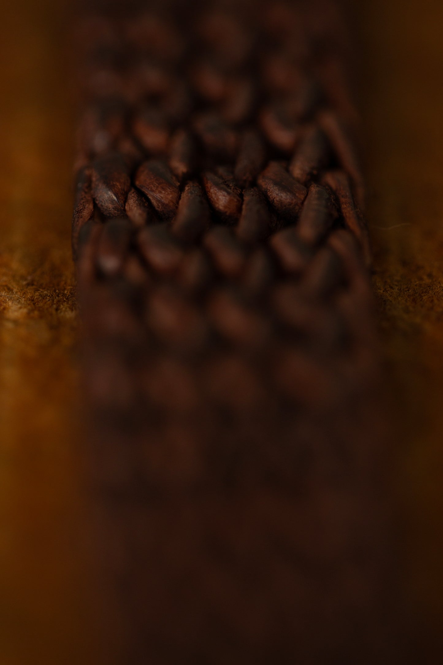 Brown Hand Knitted horse Leather Belt
