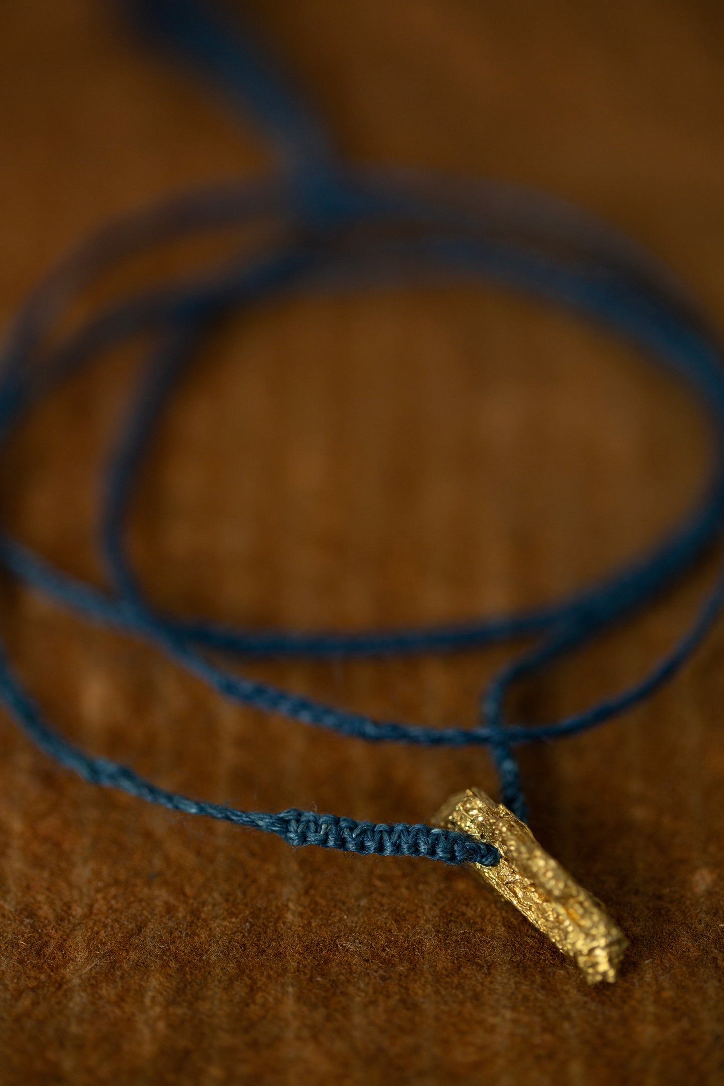 Hand Made Brass fragment necklace