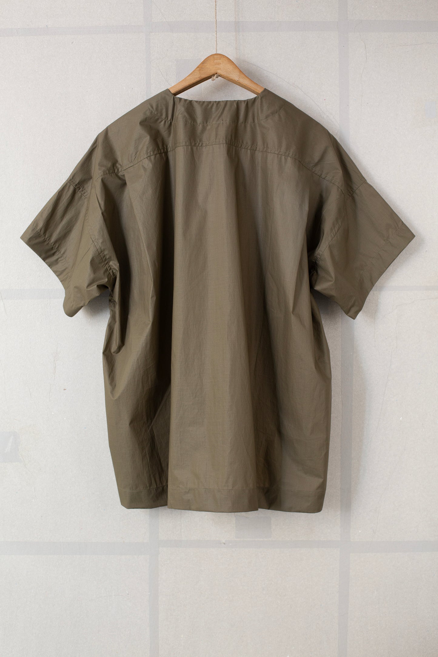 khaki coated typewriter woven tee