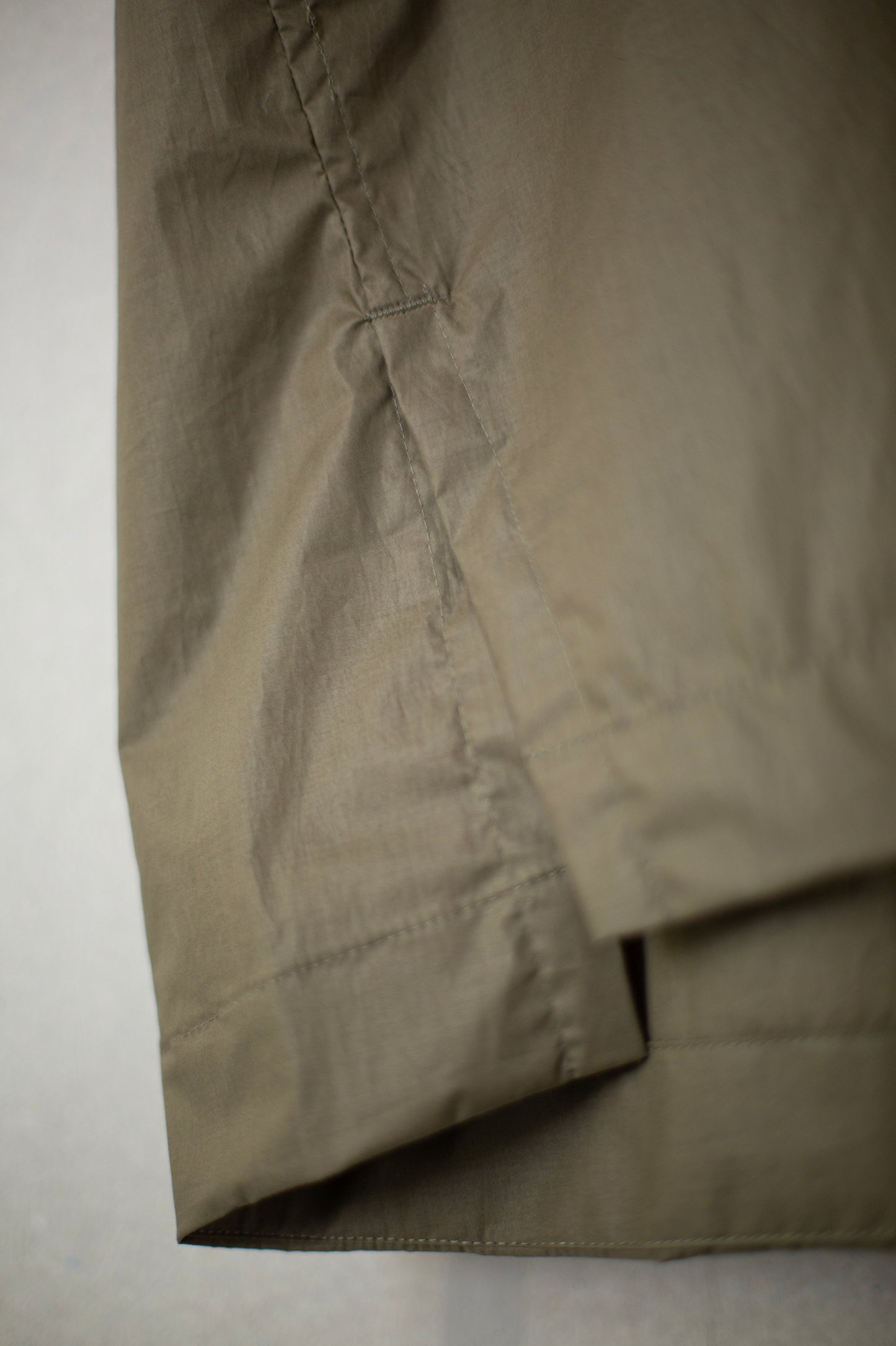 khaki coated typewriter woven tee