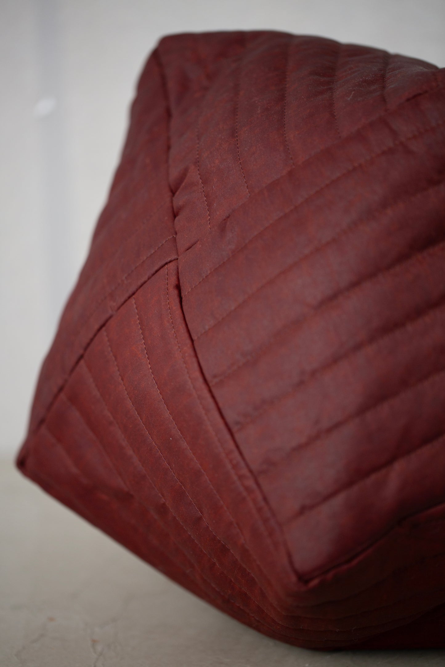 BAG#42 - SHULIANG SILK PADDED OXBLOOD