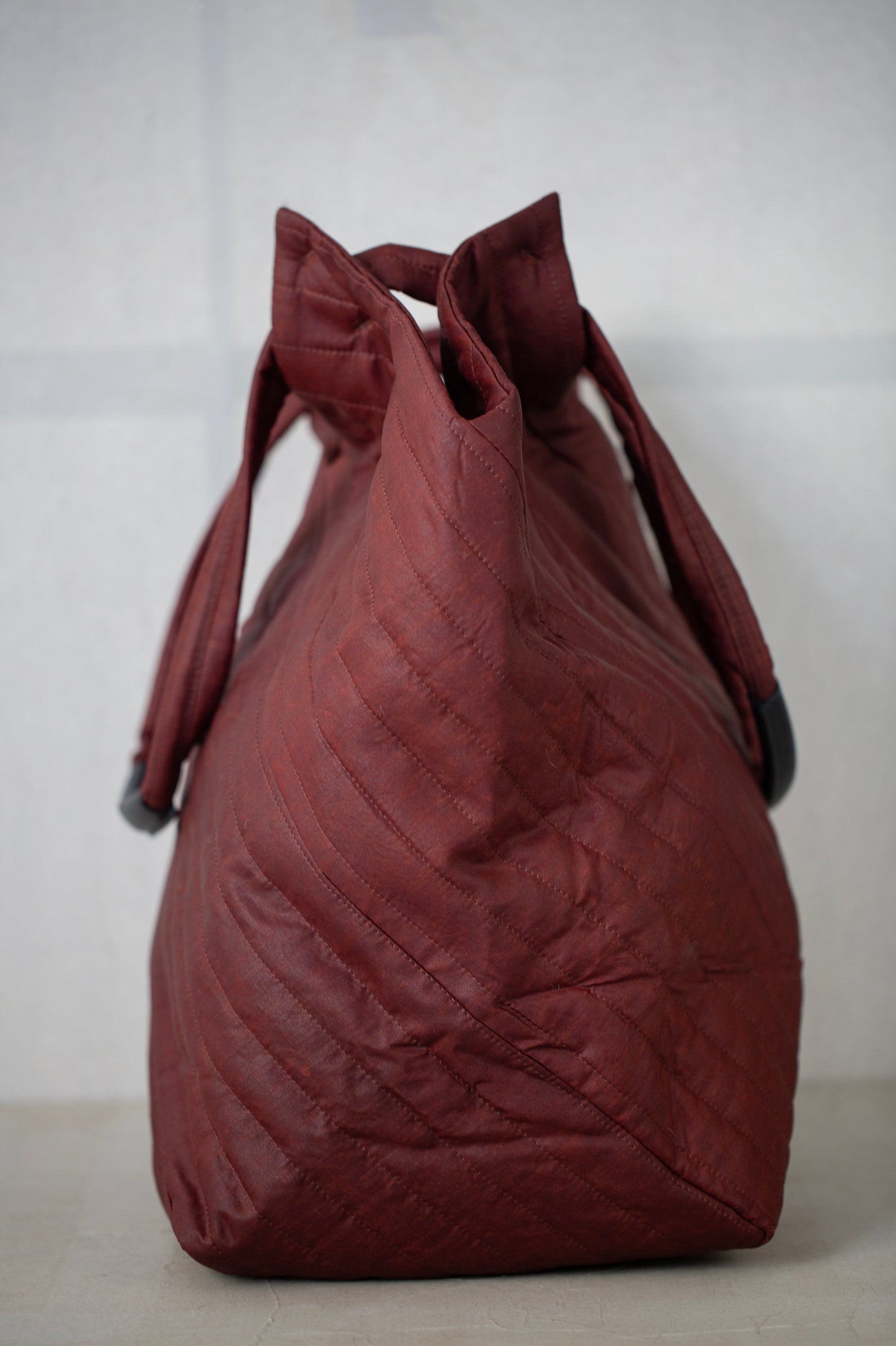 BAG#42 - SHULIANG SILK PADDED OXBLOOD