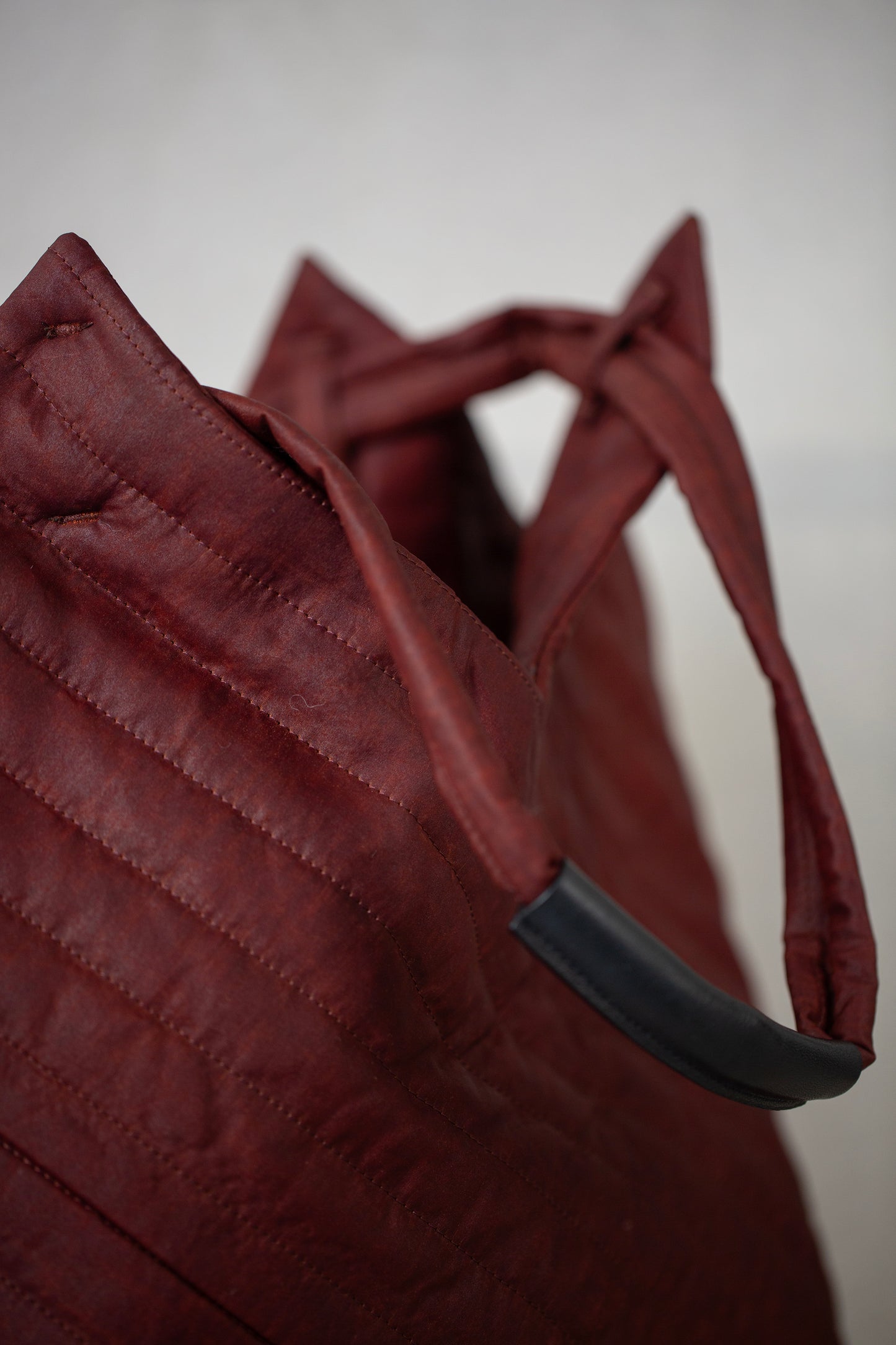 BAG#42 - SHULIANG SILK PADDED OXBLOOD