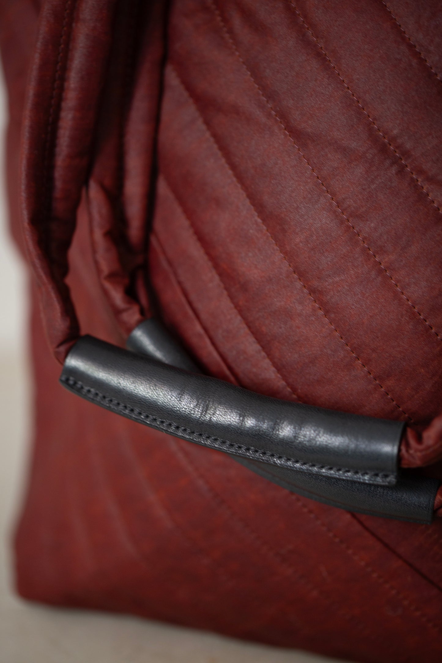 BAG#42 - SHULIANG SILK PADDED OXBLOOD