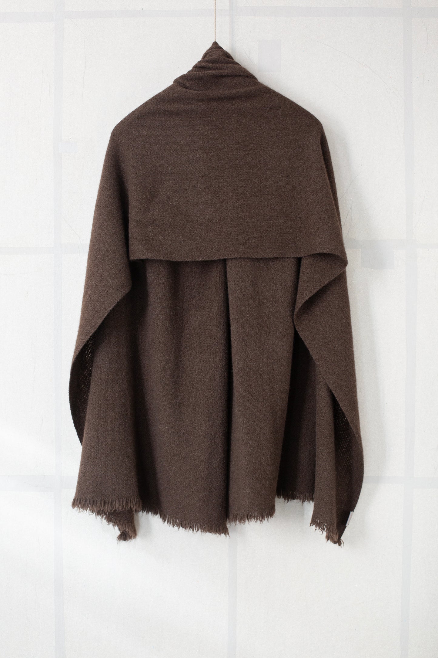 Natural Yak Brown Nomad Net scarf