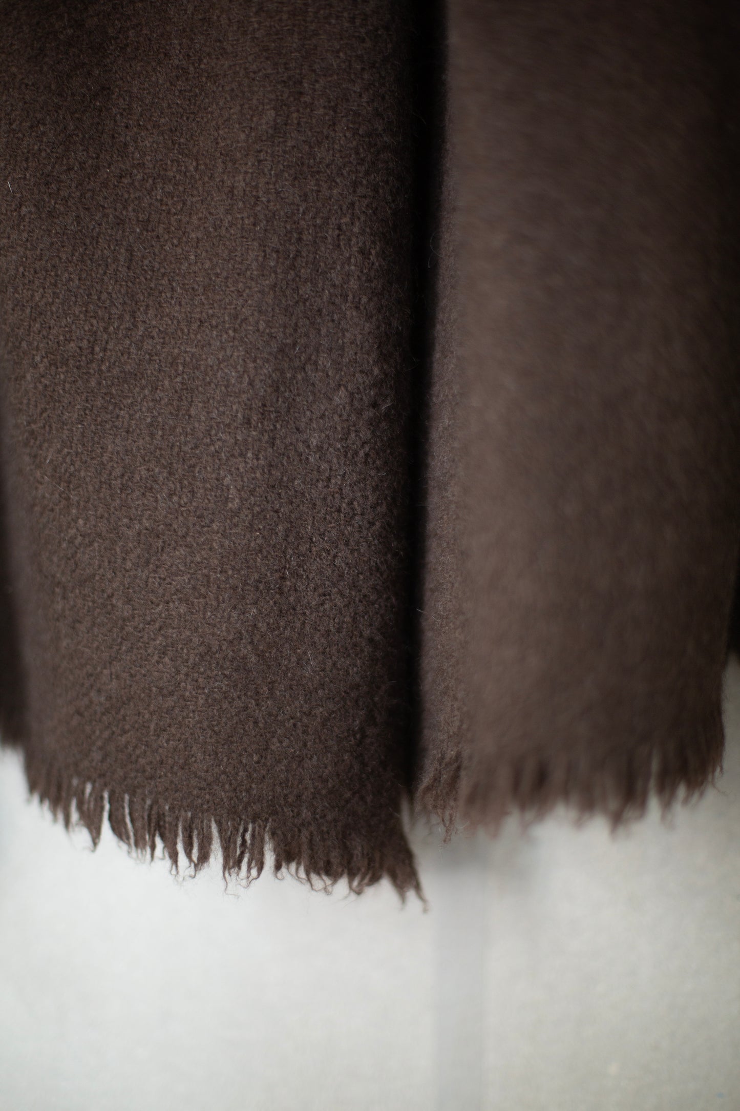 Natural Yak Brown Nomad Net scarf