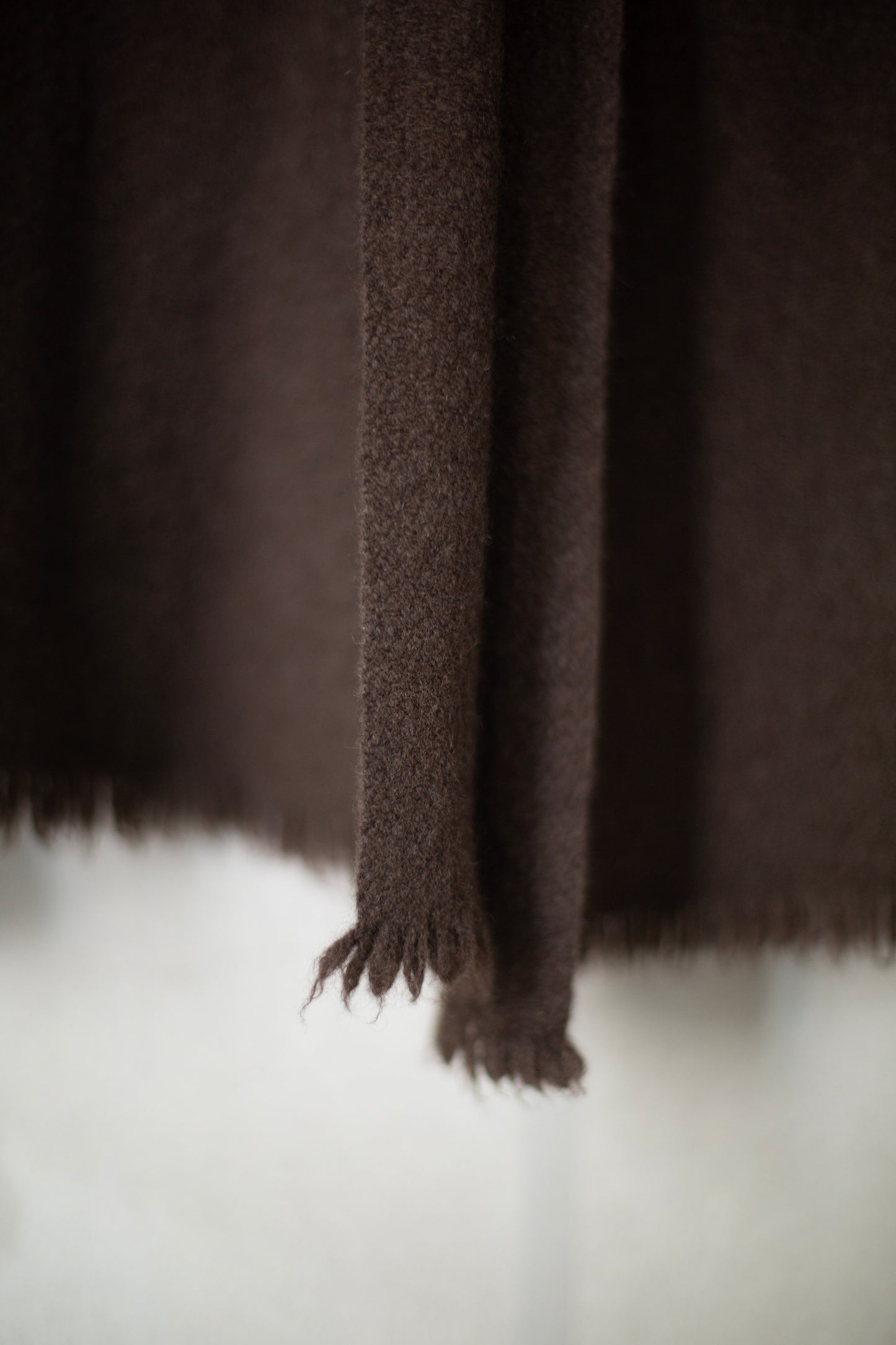 Natural Yak Brown Nomad Net scarf