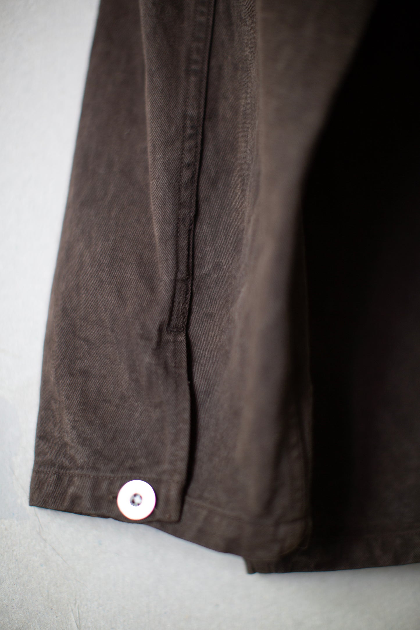Mud dyed brown US Army M-35 Pullover