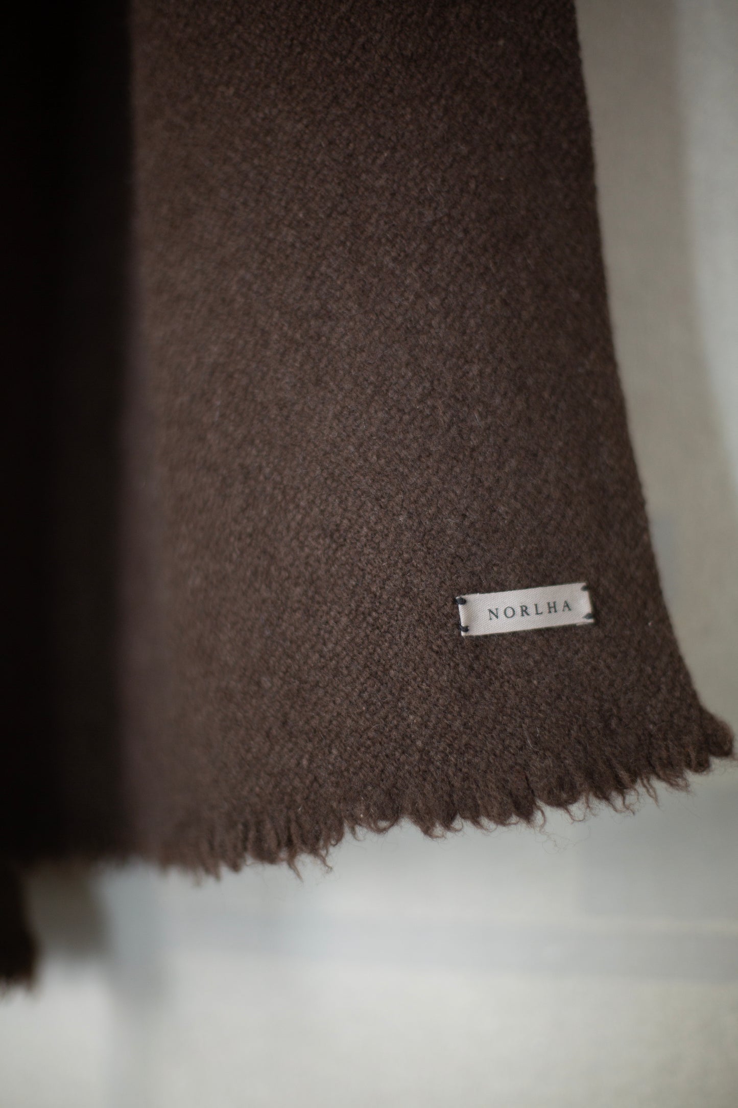 Nomad Brown Classic skinny scarf