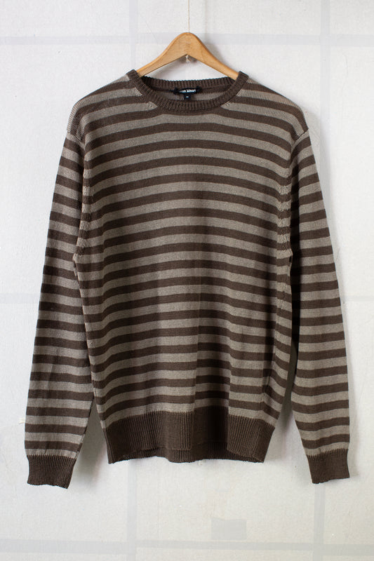Brown/Taupe Thin Stripe Sweater