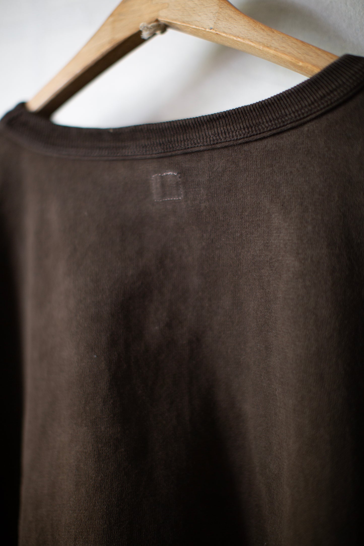 Mud dyed brown tee shirt