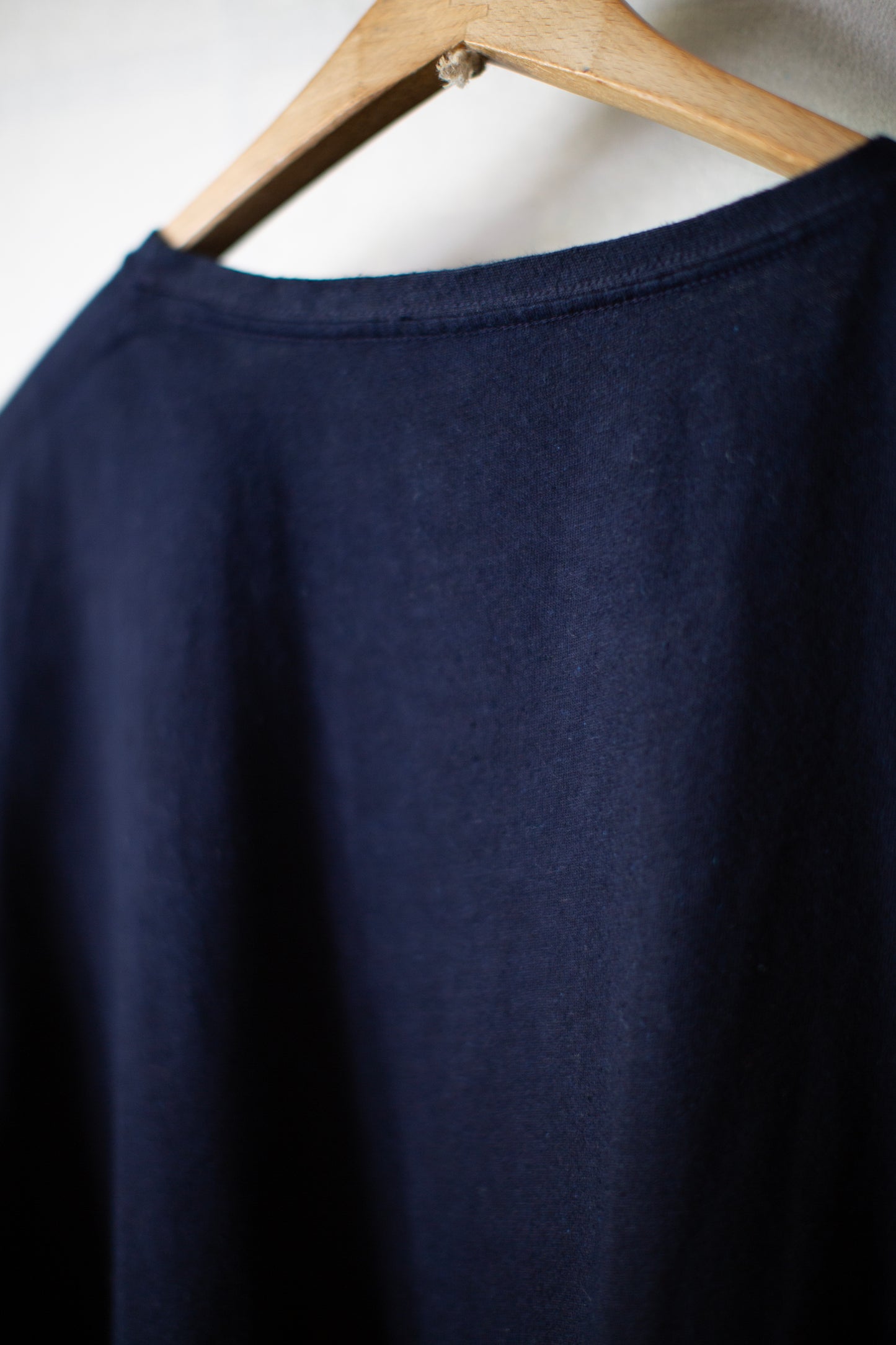 Short Sleeve tee in dark natural indigo hemp jersey